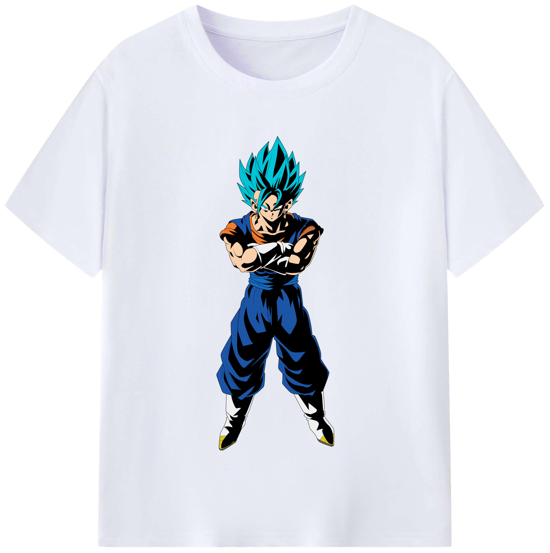 （画像用） ドラゴンボール ベジット DRAGON BALL Vegetto レディースカジュアルプリントTシャツ（綿100％）
