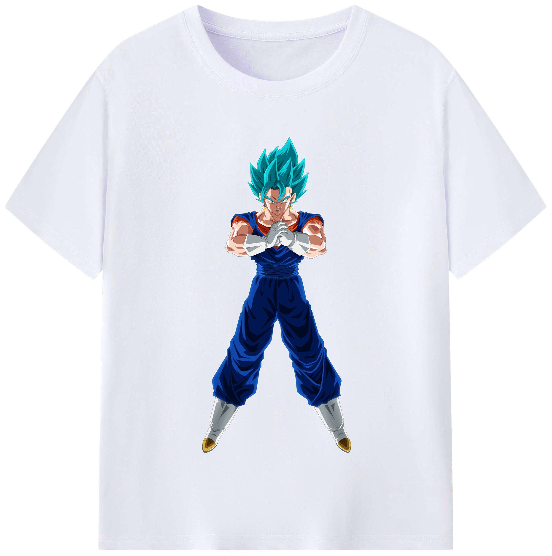 （画像用） ドラゴンボール ベジット DRAGON BALL Vegetto レディースカジュアルプリントTシャツ（綿100％）