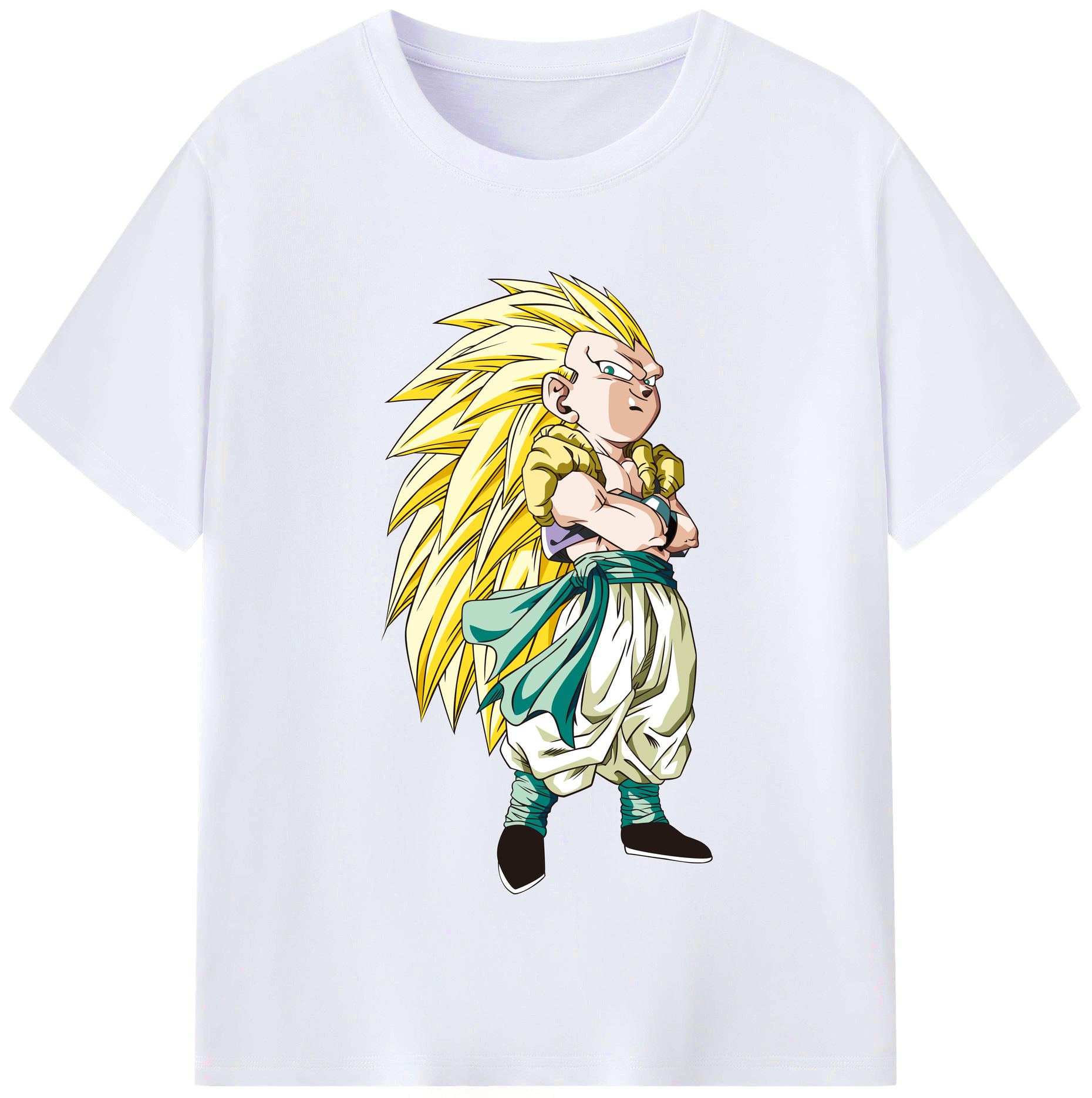 （画像用） ドラゴンボール ベジット DRAGON BALL Vegetto レディースカジュアルプリントTシャツ（綿100％）