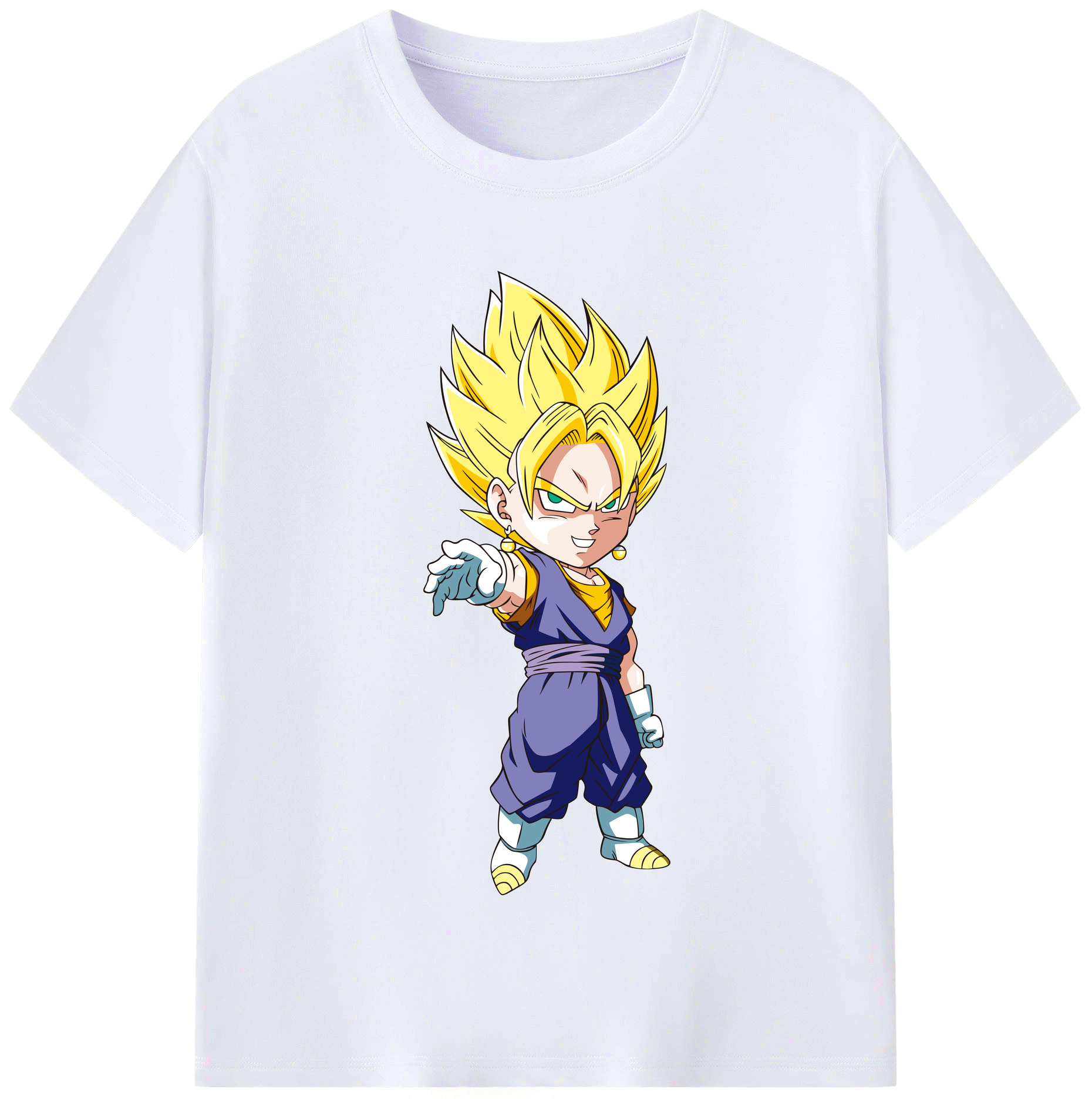 （画像用） ドラゴンボール ベジット DRAGON BALL Vegetto レディースカジュアルプリントTシャツ（綿100％）
