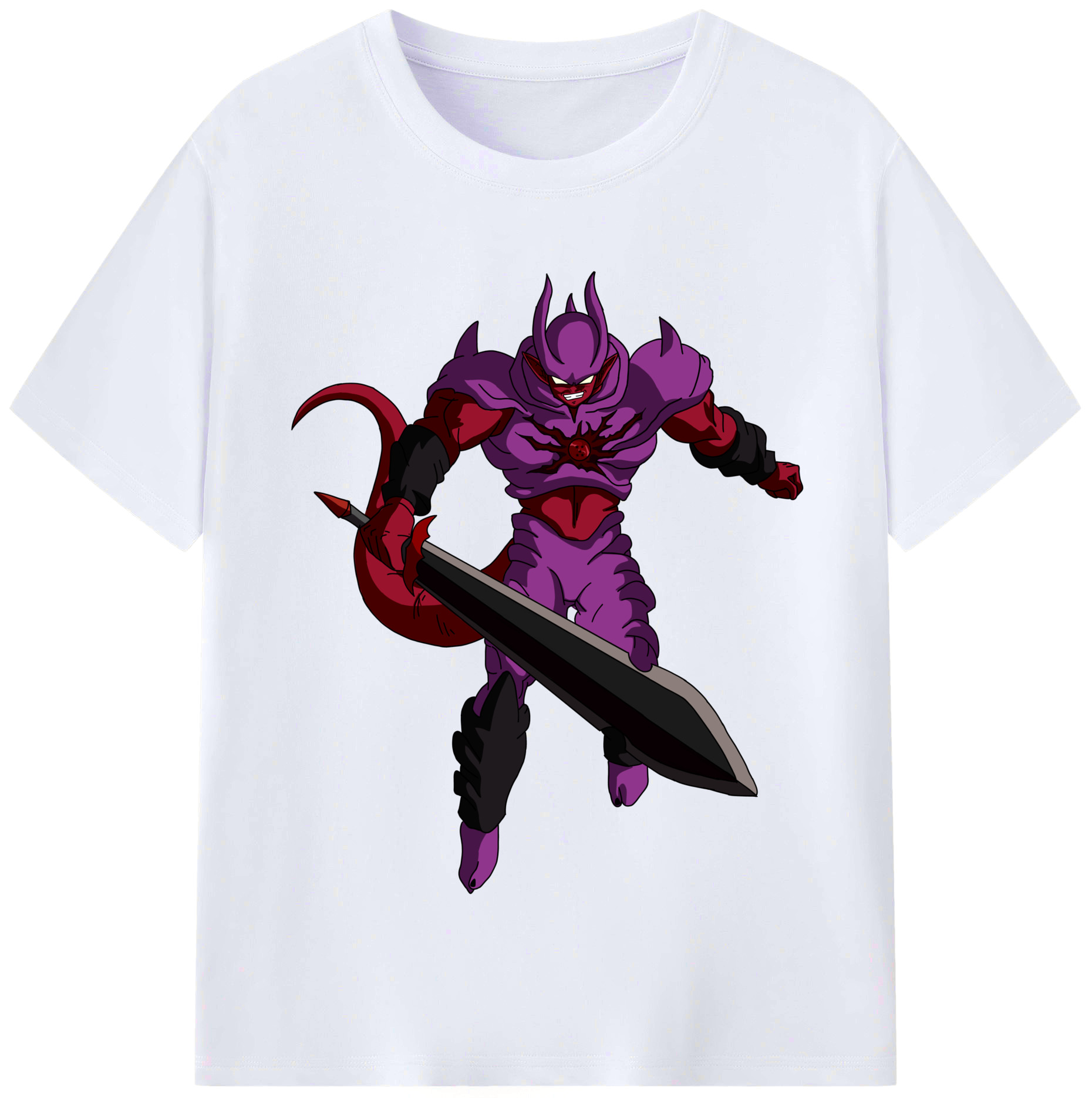 （画像用） ドラゴンボール ジャネンバ DRAGON BALL Janemba レディースカジュアルプリントTシャツ（綿100％）