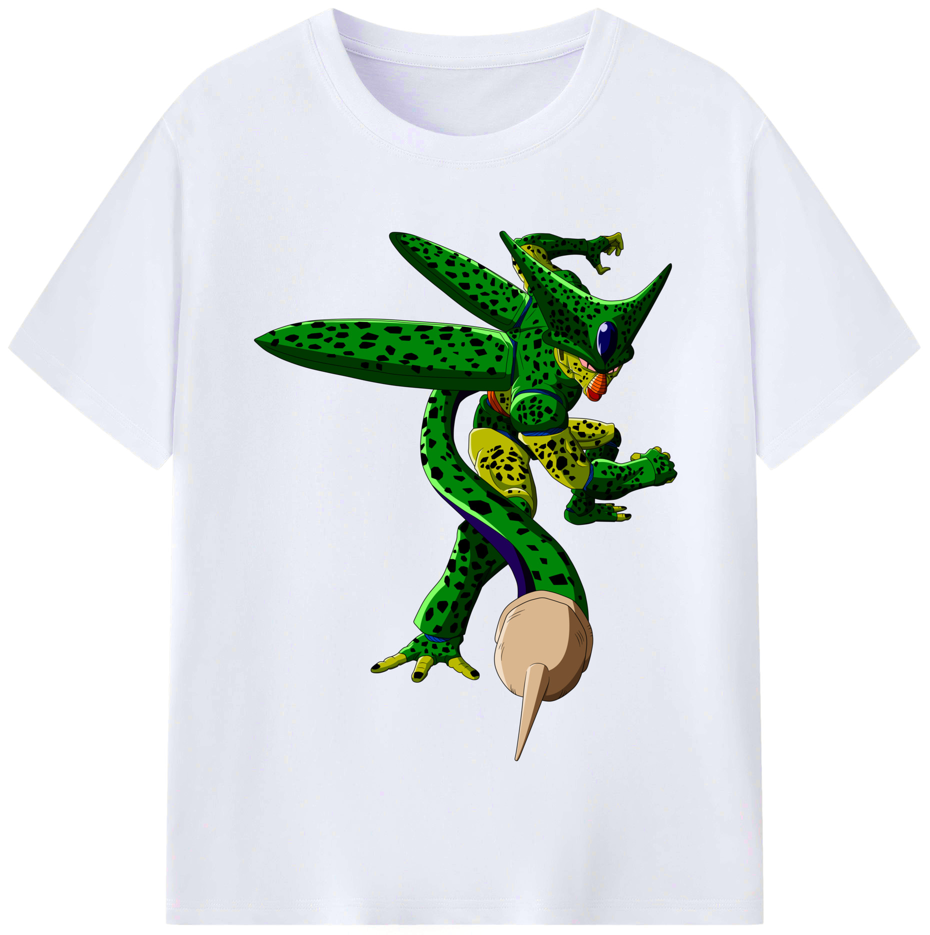 （画像用） ドラゴンボール セル DRAGON BALL Cell レディースカジュアルプリントTシャツ（綿100％）
