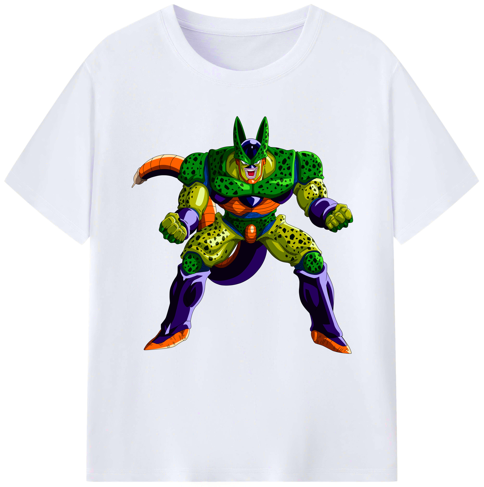 （画像用） ドラゴンボール セル DRAGON BALL Cell レディースカジュアルプリントTシャツ（綿100％）
