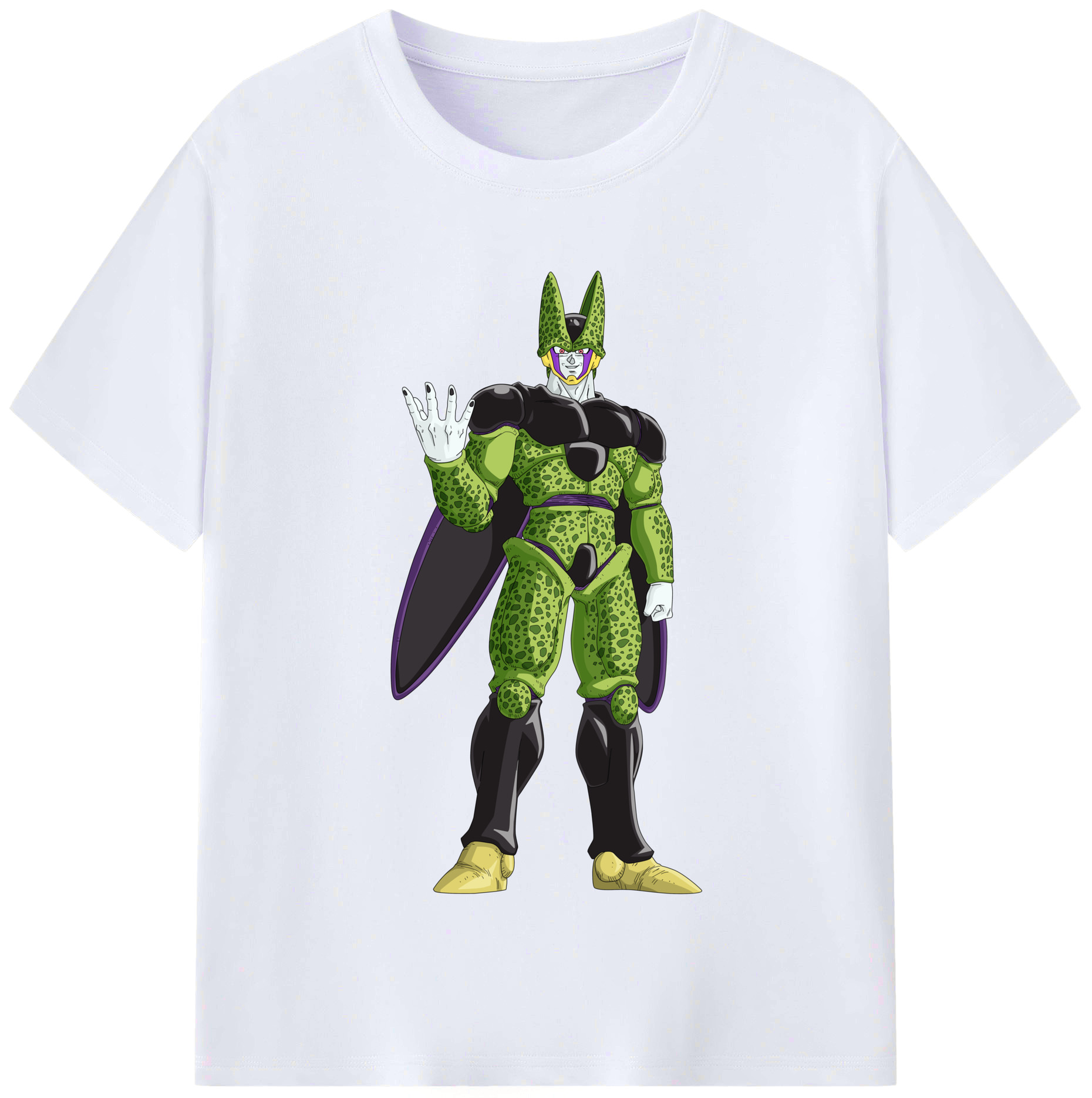 （画像用） ドラゴンボール セル DRAGON BALL Cell レディースカジュアルプリントTシャツ（綿100％）