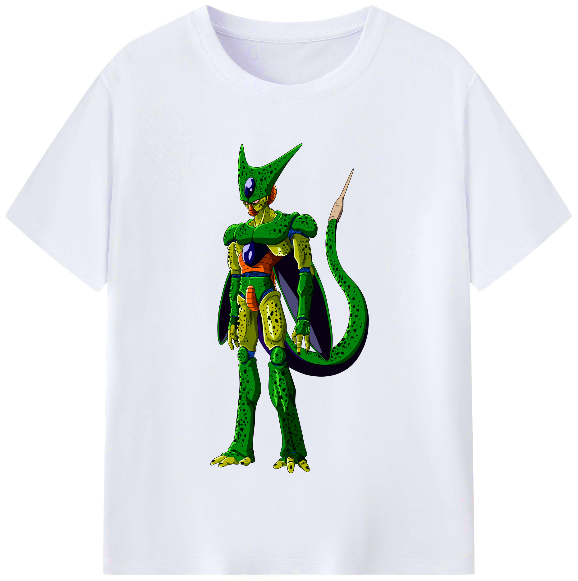 （画像用） ドラゴンボール セル DRAGON BALL Cell レディースカジュアルプリントTシャツ（綿100％）