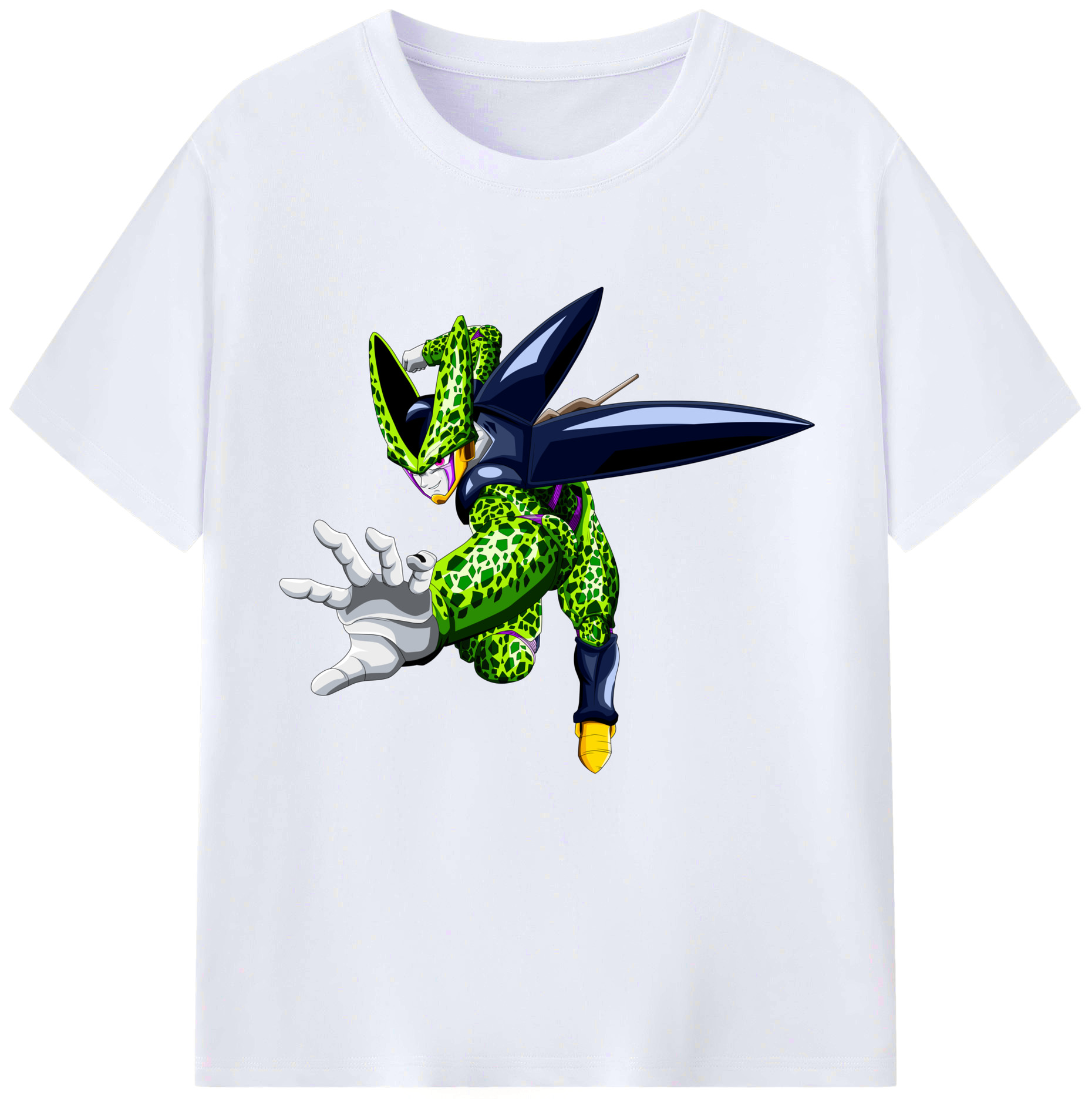 （画像用） ドラゴンボール セル DRAGON BALL Cell レディースカジュアルプリントTシャツ（綿100％）