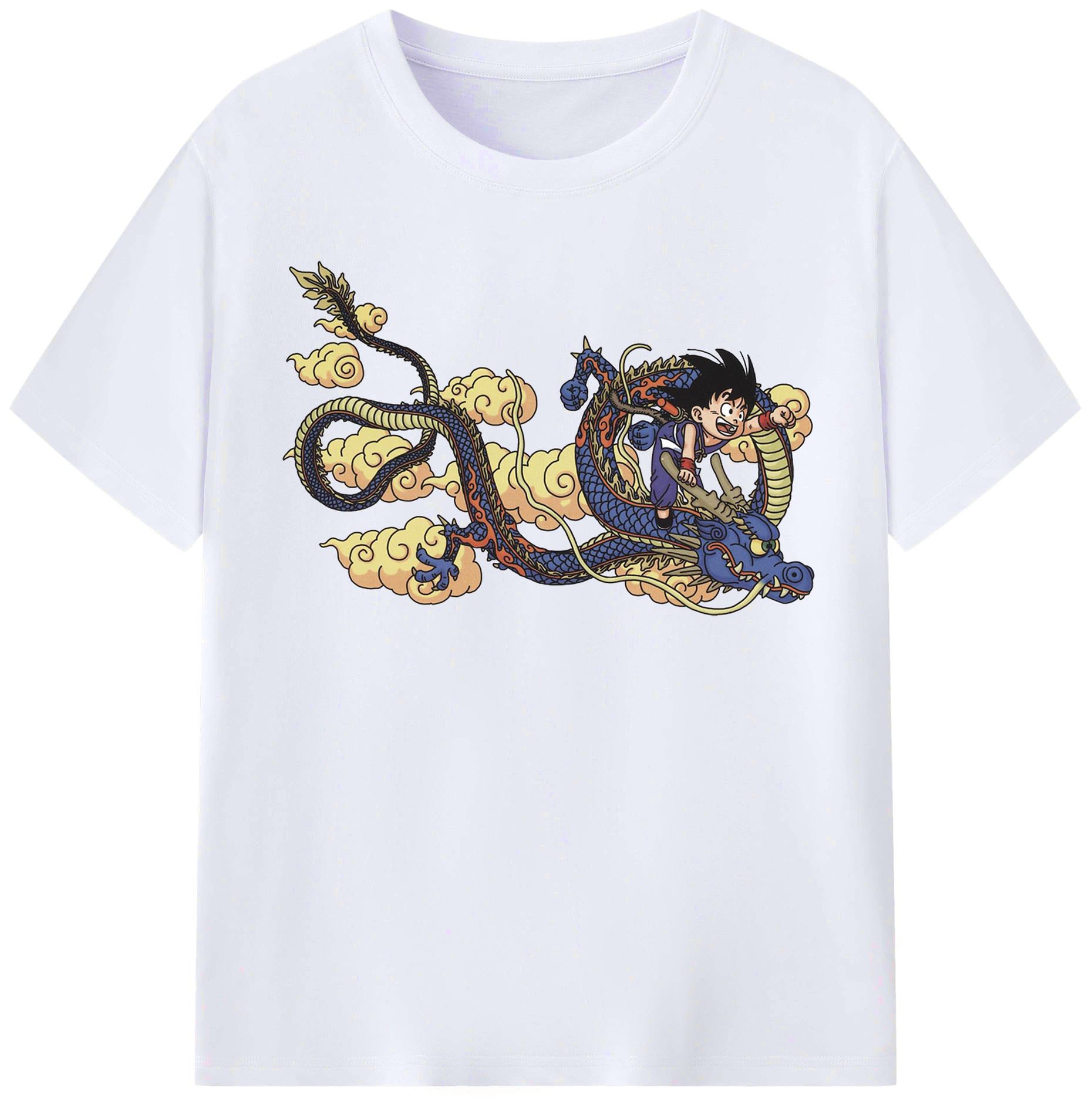 （画像用） ドラゴンボール 神龍 シェンロン DRAGON BALL Shenron レディースカジュアルプリントTシャツ（綿100％）