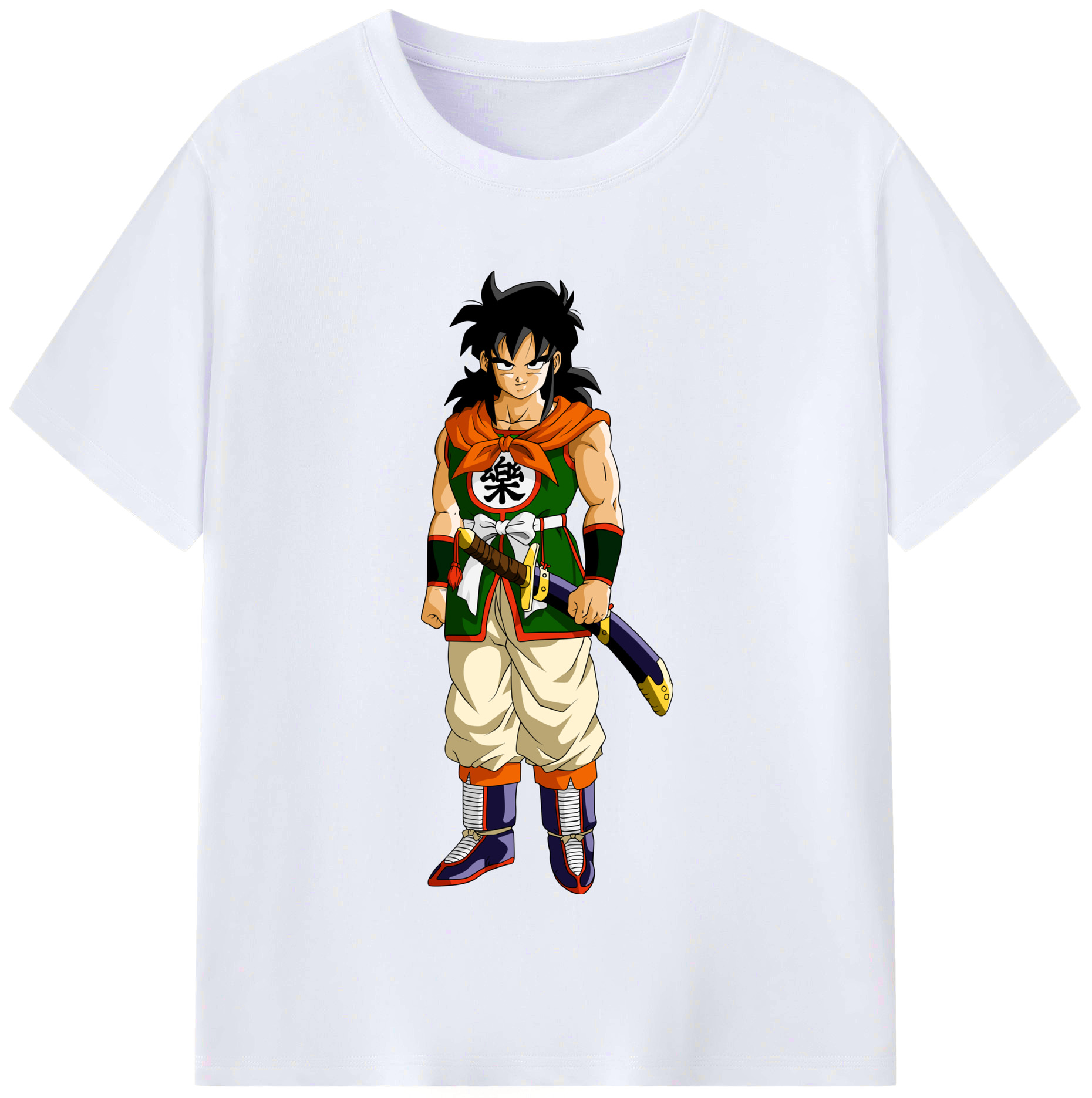 （画像用） ドラゴンボール ヤムチャ DRAGON BALL Yamcha レディースカジュアルプリントTシャツ（綿100％）