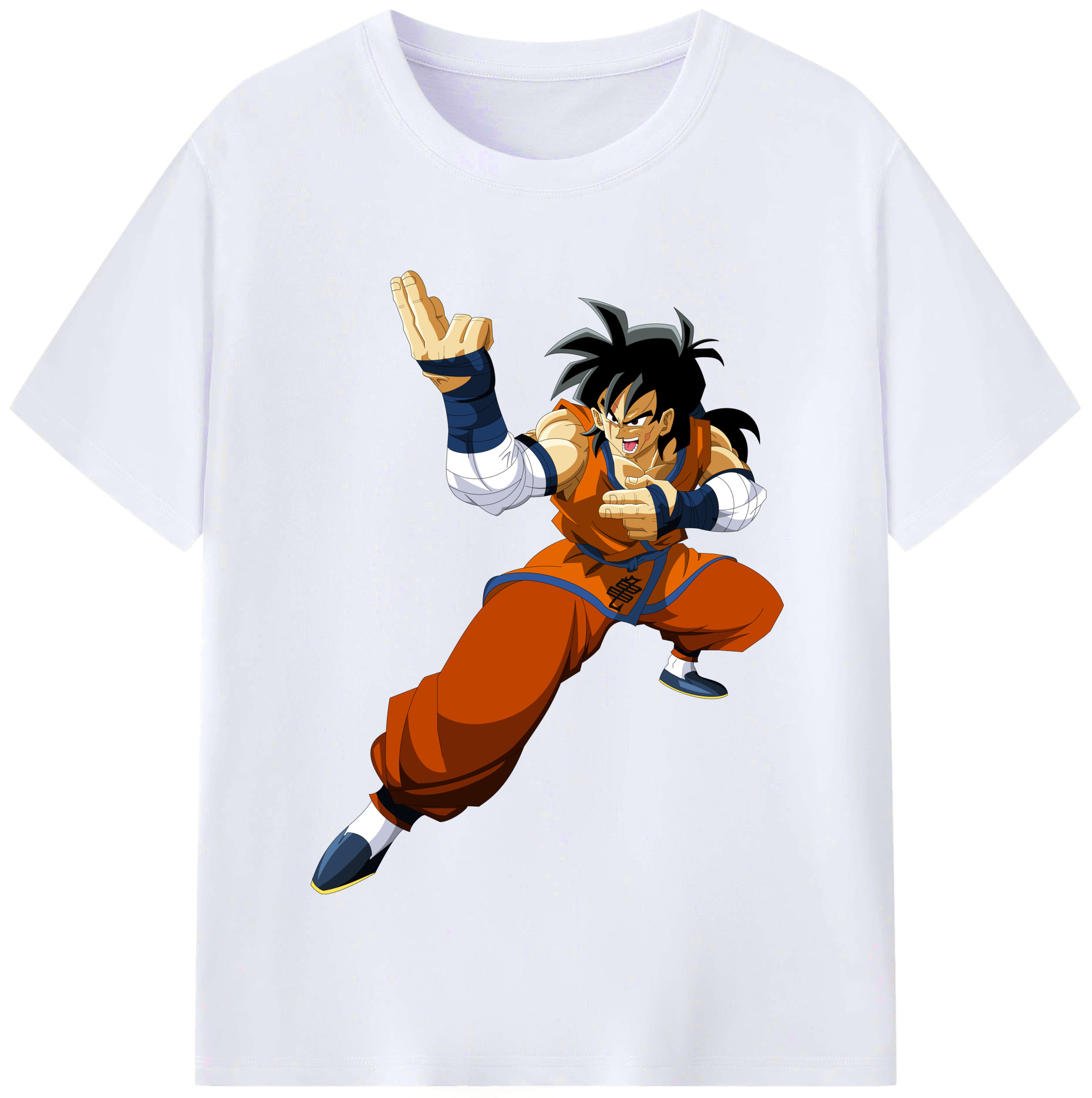 （画像用） ドラゴンボール ヤムチャ DRAGON BALL Yamcha レディースカジュアルプリントTシャツ（綿100％）