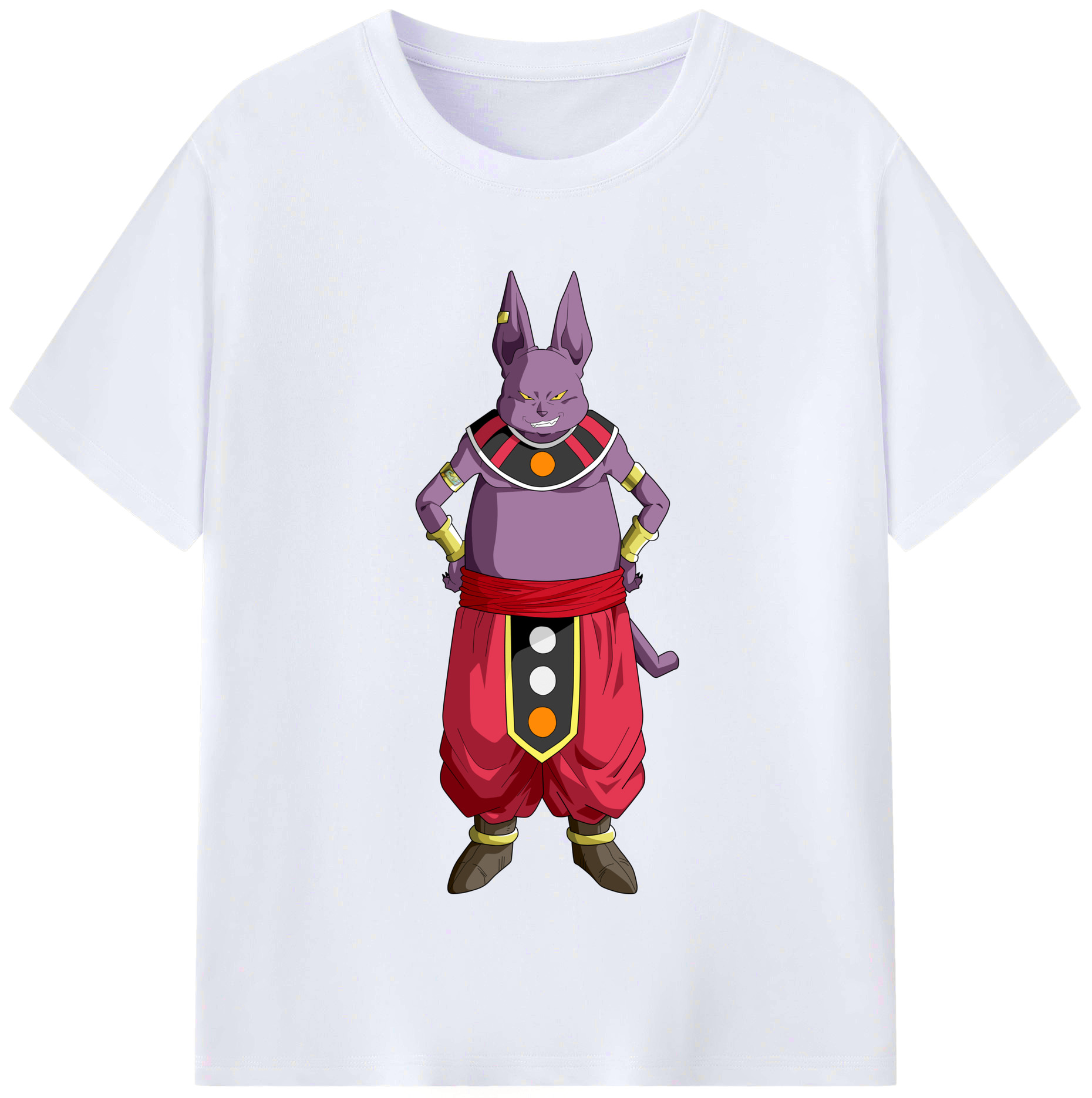 （画像用） ドラゴンボール シャンパ DRAGON BALL Champa レディースカジュアルプリントTシャツ（綿100％）