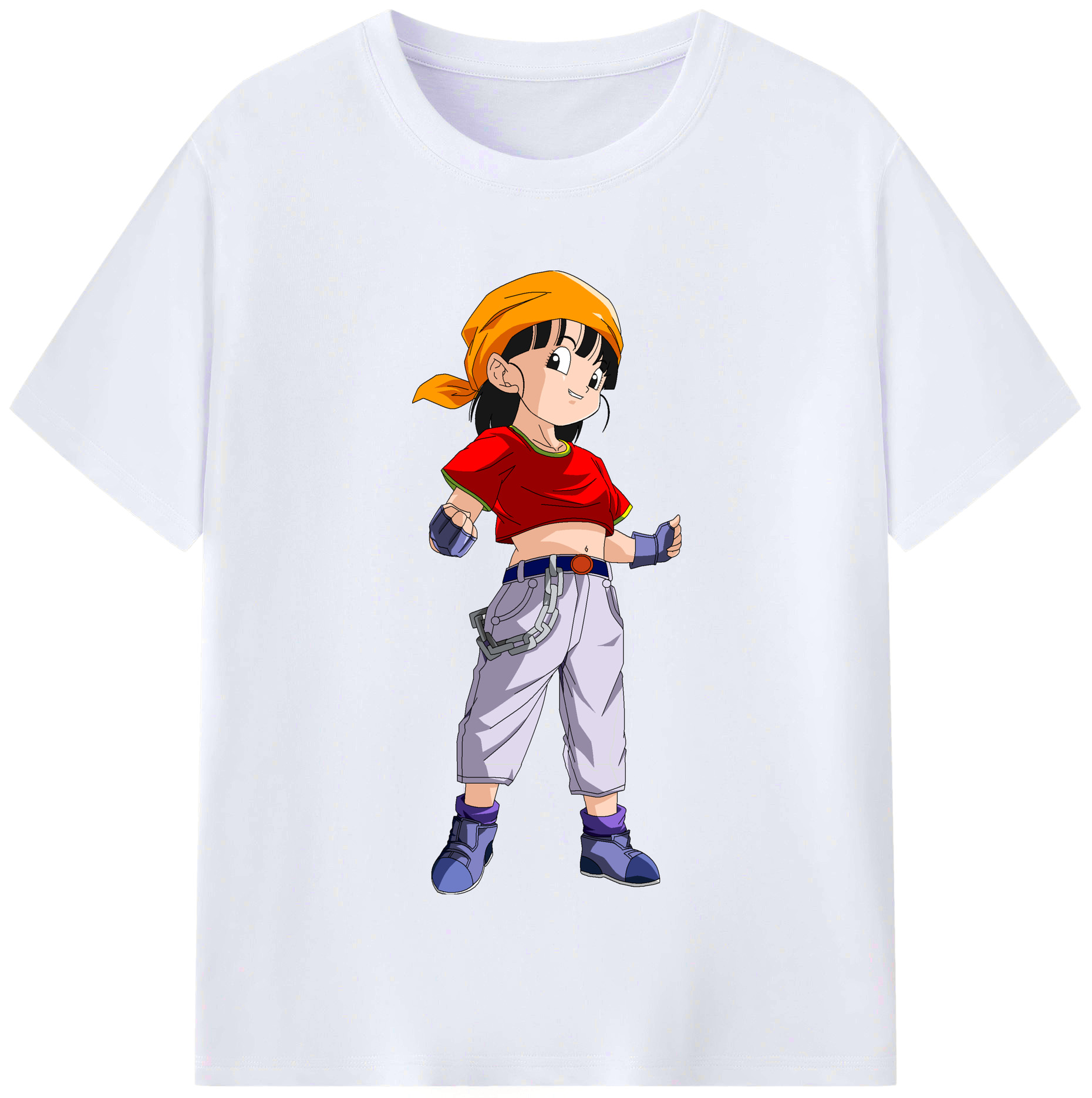 （画像用） ドラゴンボール パン DRAGON BALL Pan レディースカジュアルプリントTシャツ（綿100％）