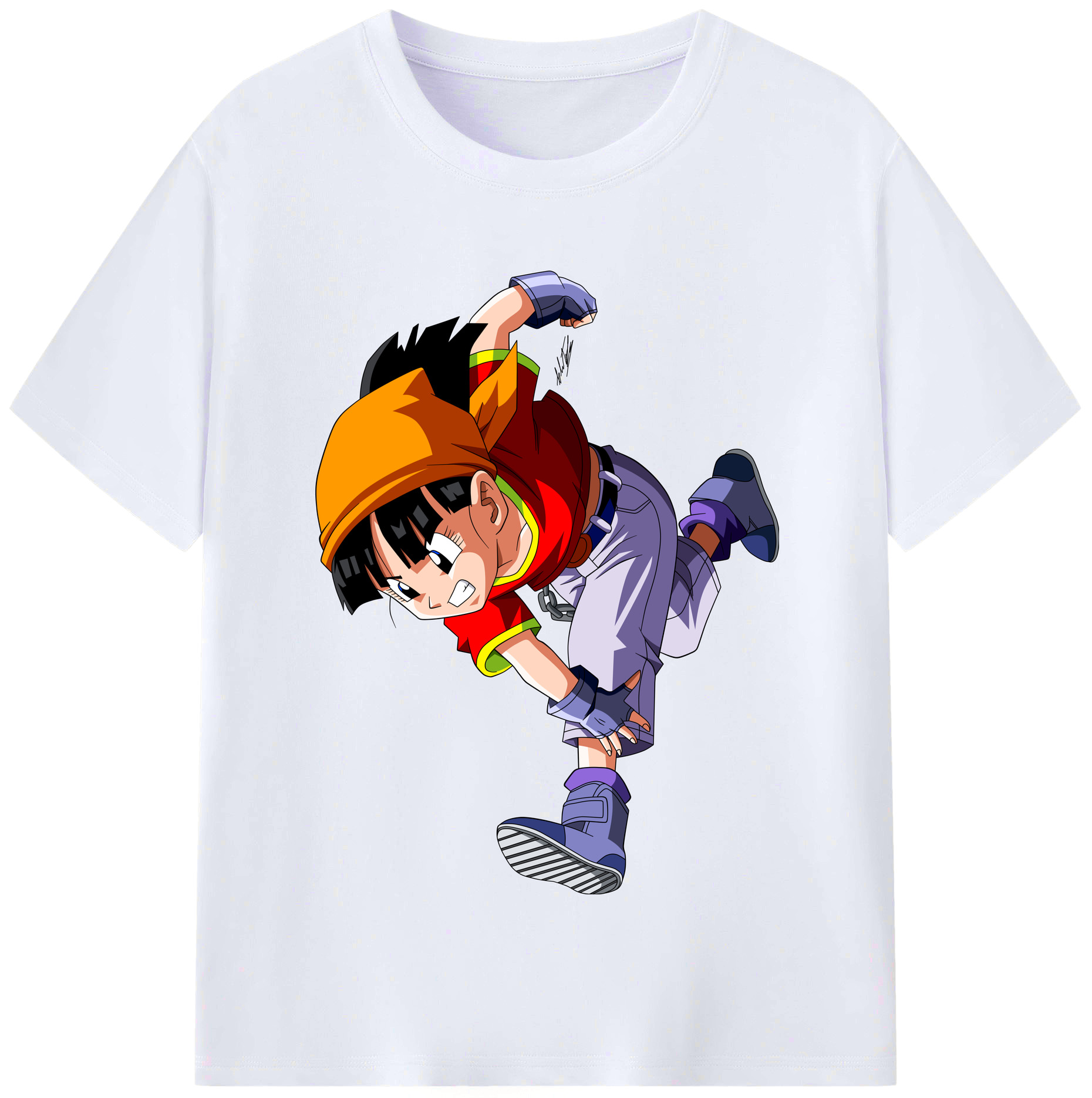（画像用） ドラゴンボール パン DRAGON BALL Pan レディースカジュアルプリントTシャツ（綿100％）