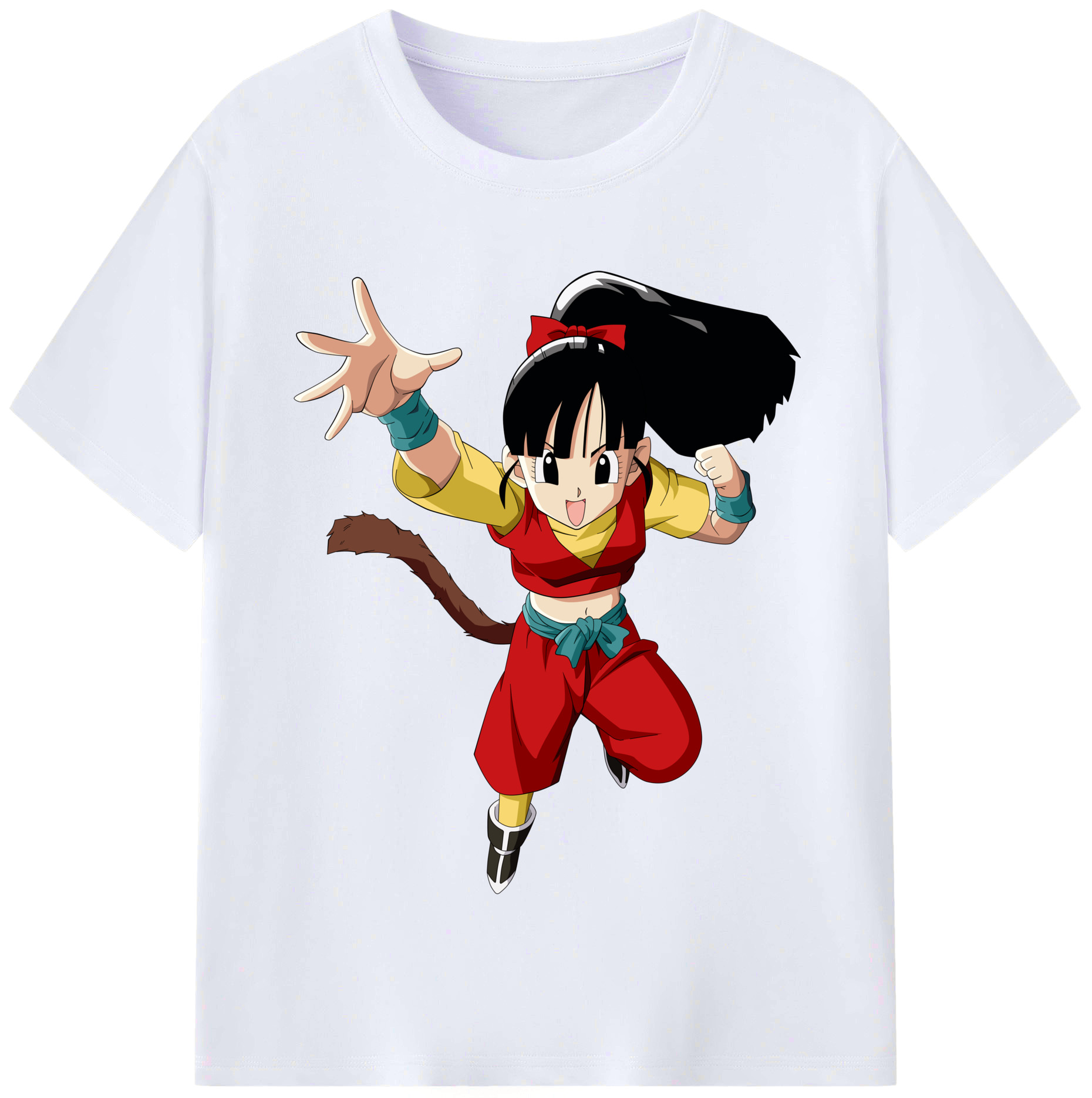 （画像用） ドラゴンボール パン DRAGON BALL Pan レディースカジュアルプリントTシャツ（綿100％）