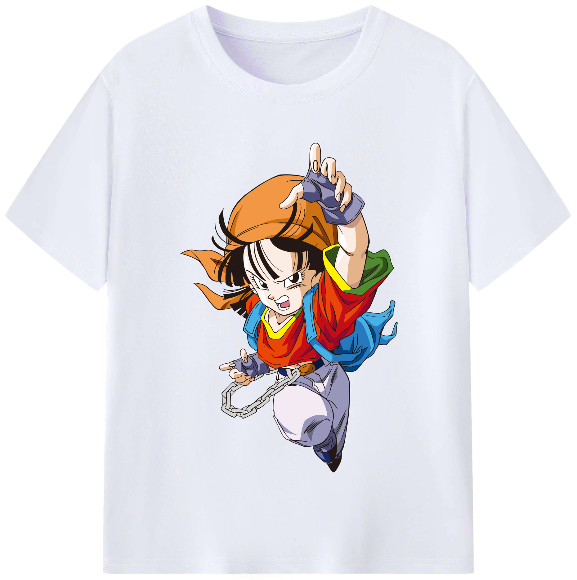 （画像用） ドラゴンボール パン DRAGON BALL Pan レディースカジュアルプリントTシャツ（綿100％）