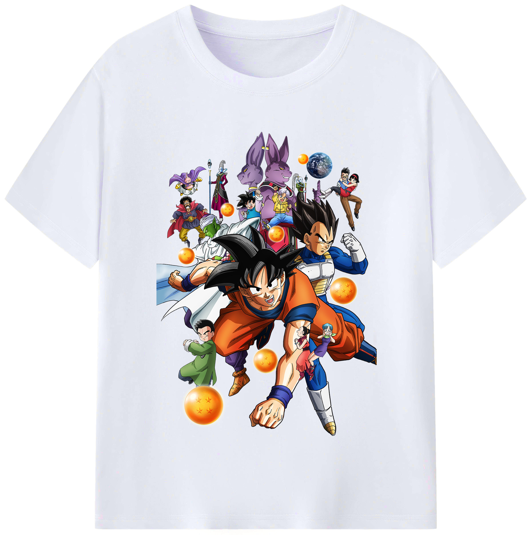 （画像用） ドラゴンボール DRAGON BALL レディースカジュアルプリントTシャツ（綿100％）