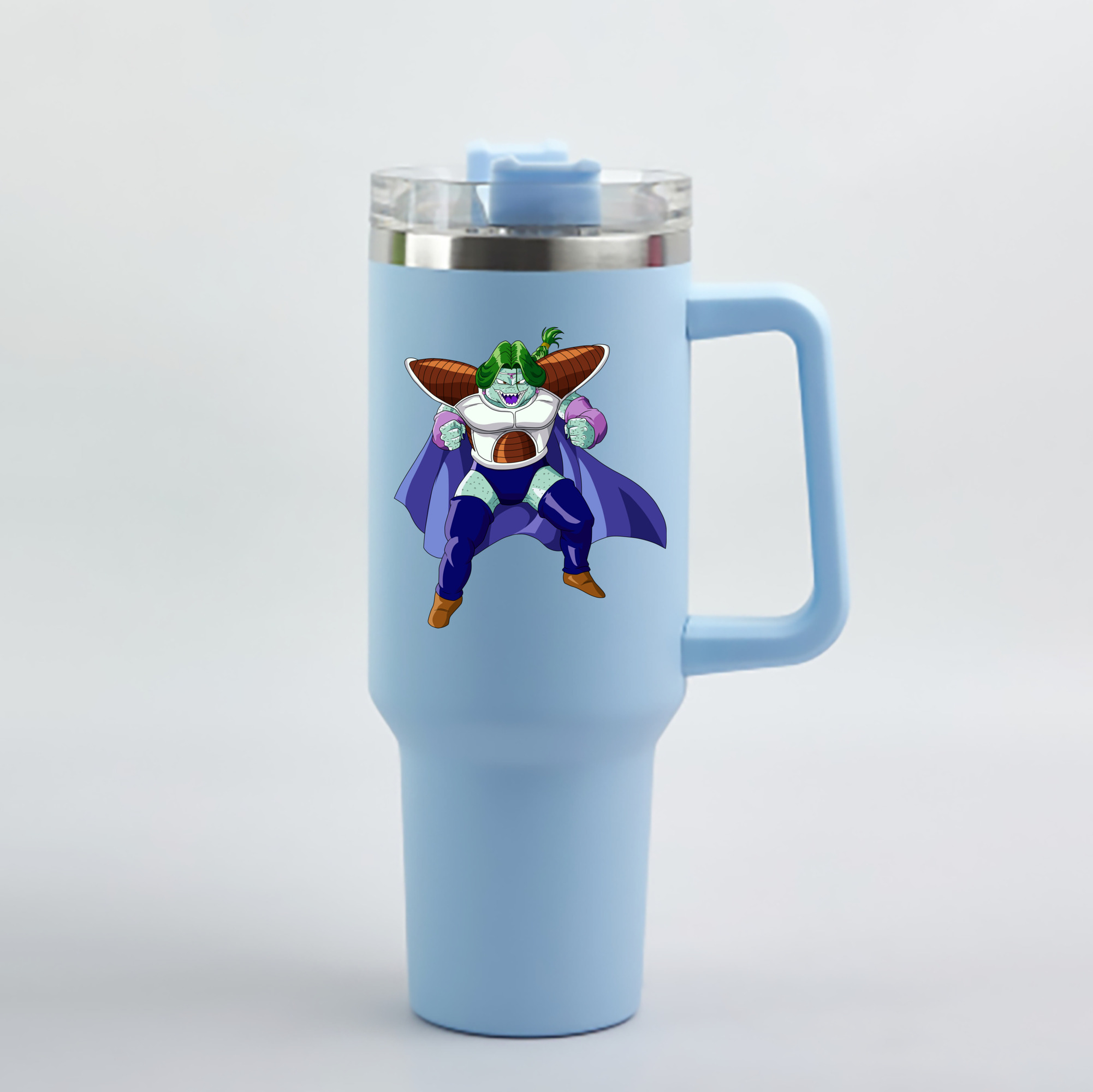 （画像用） ドラゴンボール DRAGON BALL 1200mL車用タンブラー - クリスタルステッカー（プラスチックストロー付き）