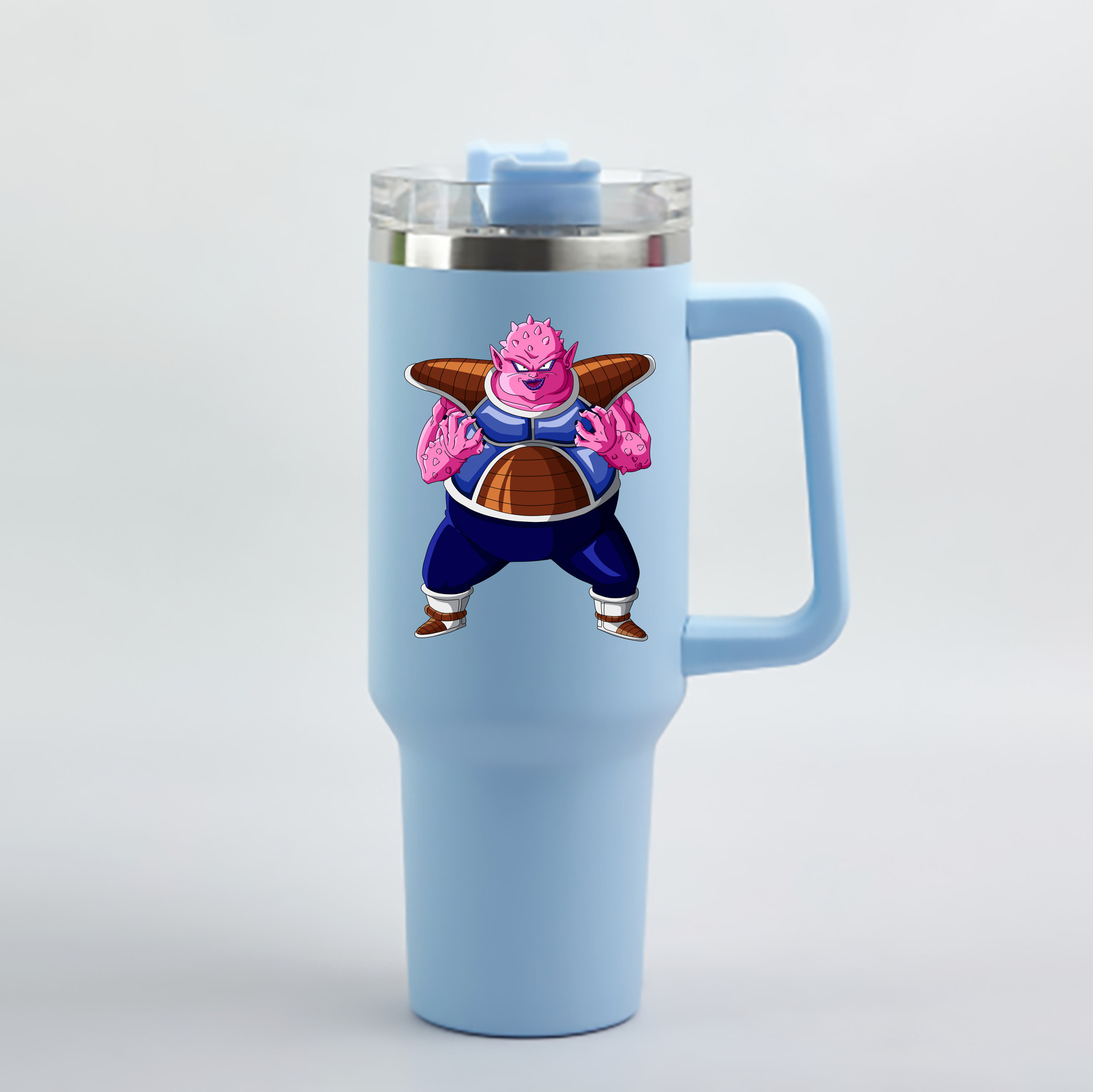 （画像用） ドラゴンボール DRAGON BALL 1200mL車用タンブラー - クリスタルステッカー（プラスチックストロー付き）