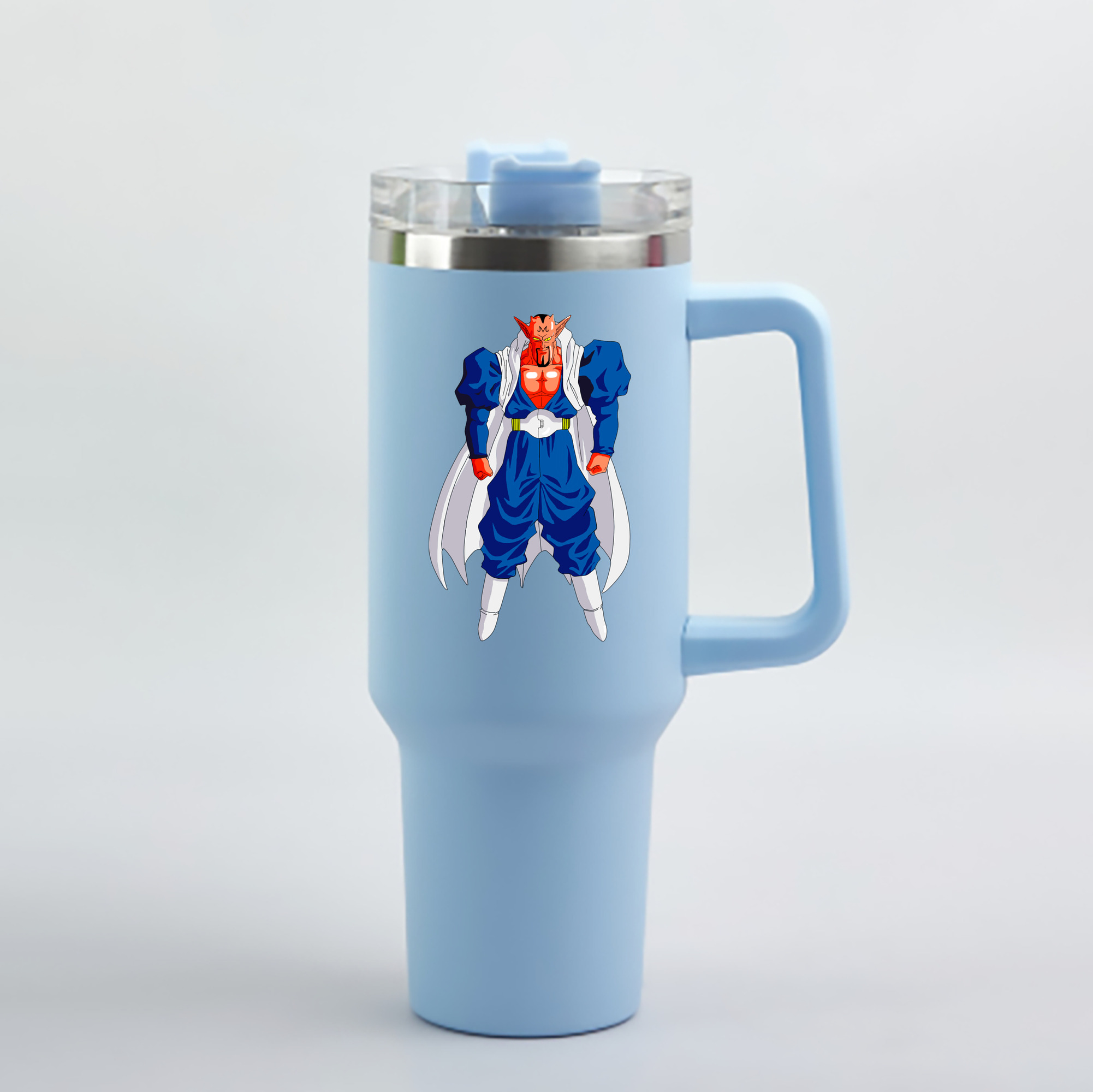 （画像用） ドラゴンボール DRAGON BALL 1200mL車用タンブラー - クリスタルステッカー（プラスチックストロー付き）