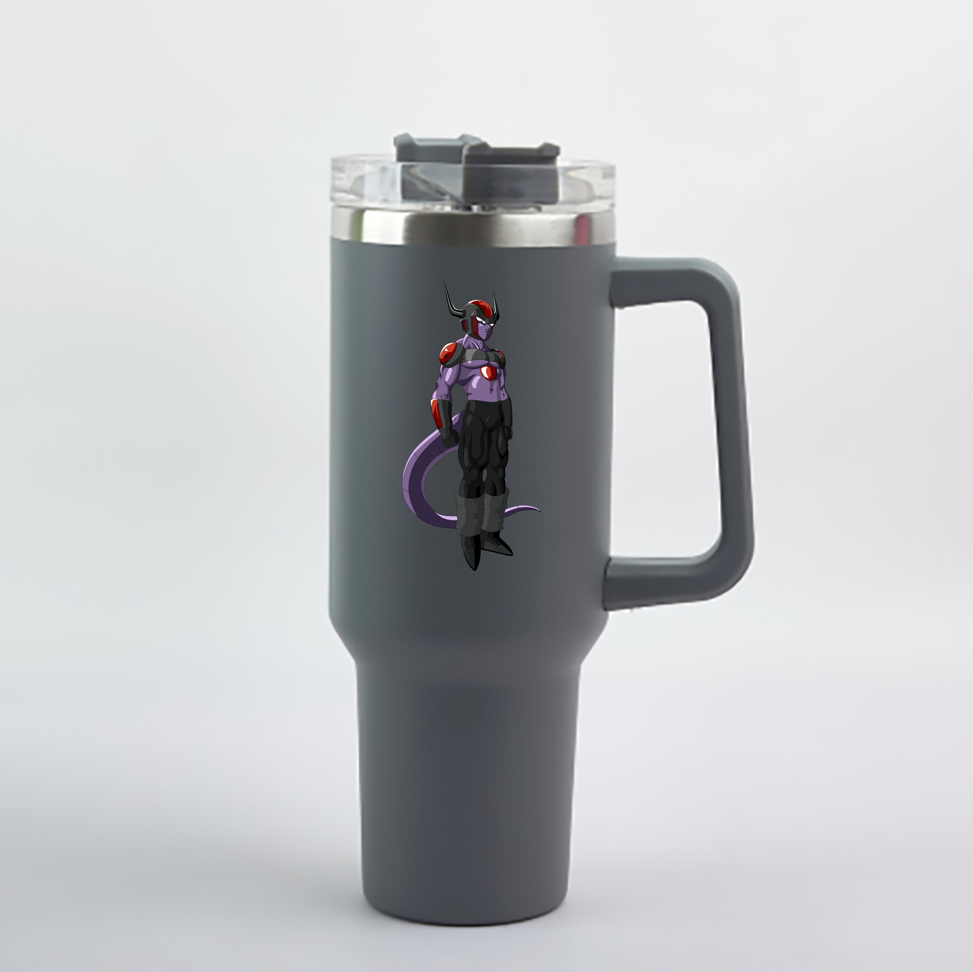 （画像用） ドラゴンボール フリーザ DRAGON BALL Frieza 1200mL車用タンブラー - クリスタルステッカー（プラスチックストロー付き）