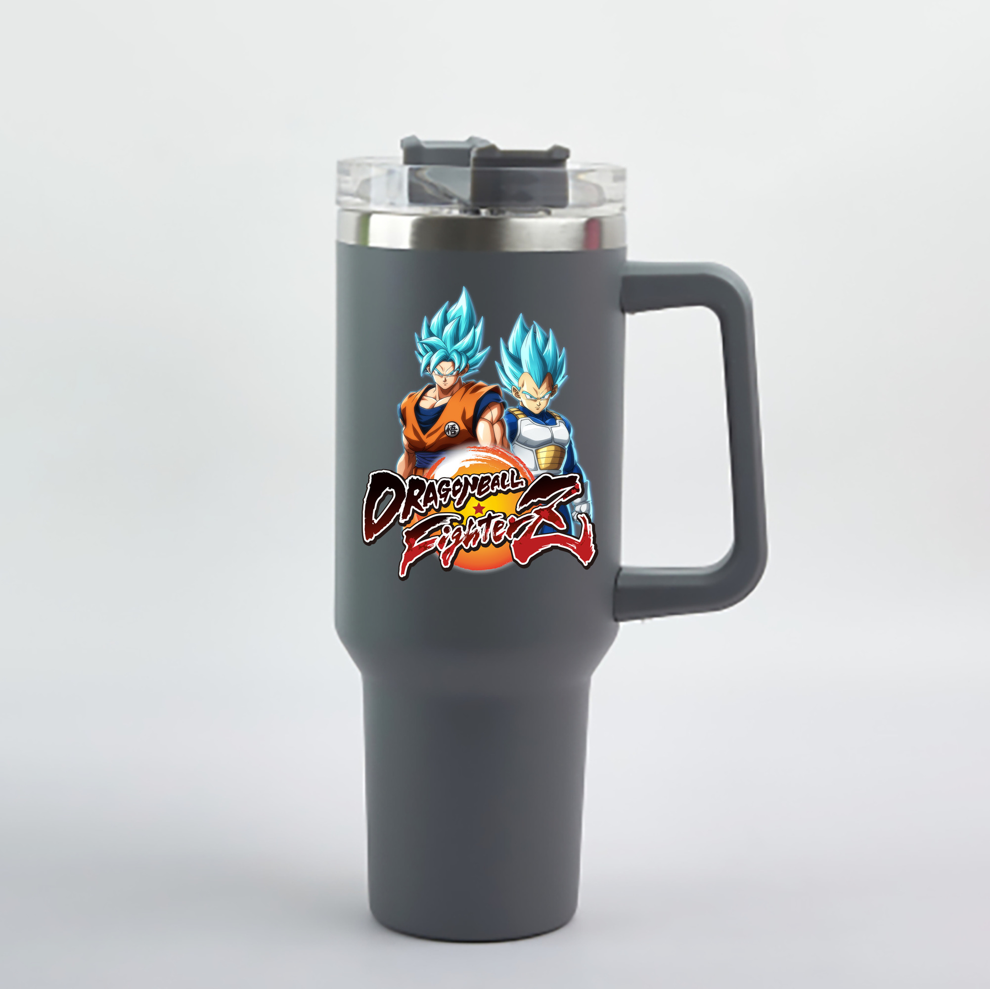 （画像用） ドラゴンボール DRAGON BALL 1200mL車用タンブラー - クリスタルステッカー（プラスチックストロー付き）