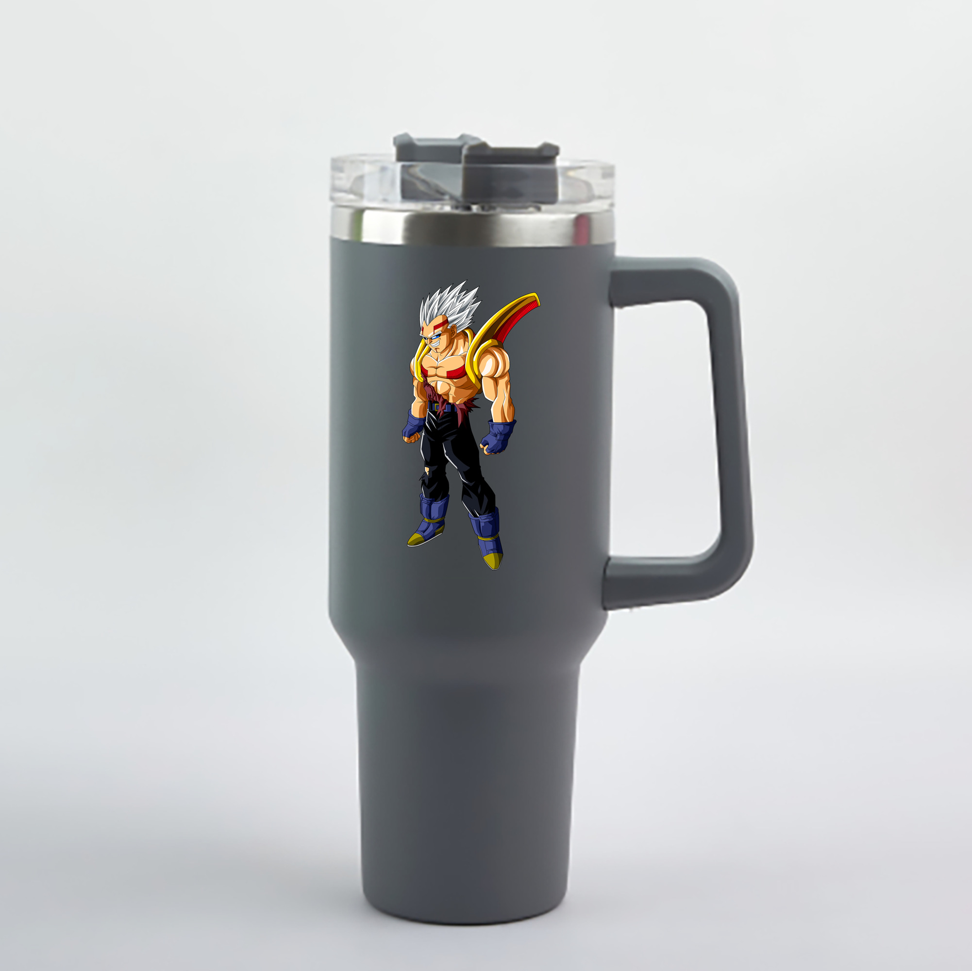 （画像用） ドラゴンボール DRAGON BALL 1200mL車用タンブラー - クリスタルステッカー（プラスチックストロー付き）