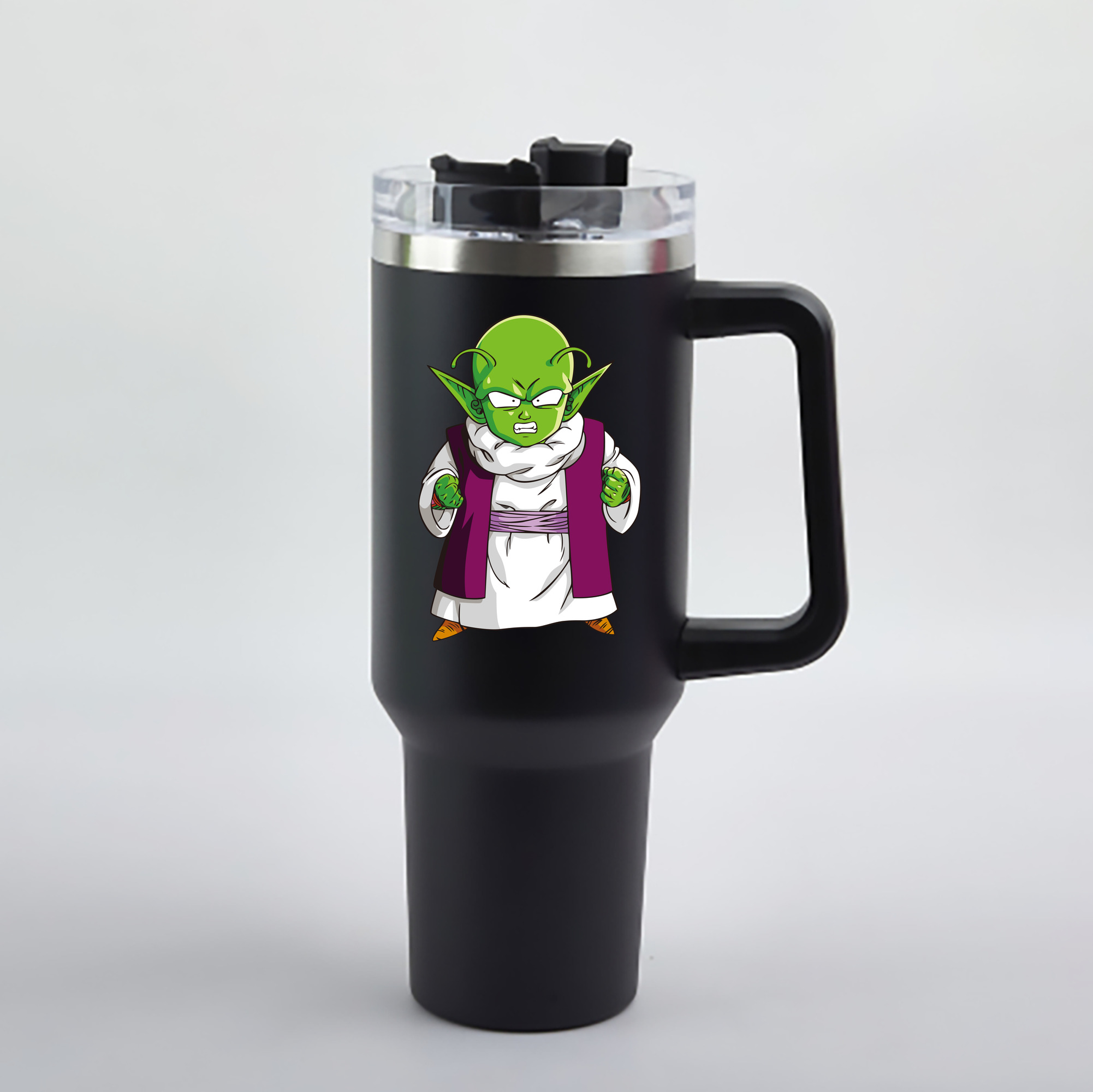 （画像用） ドラゴンボール ピッコロ DRAGON BALL Piccolo 1200mL車用タンブラー - クリスタルステッカー（プラスチックストロー付き）