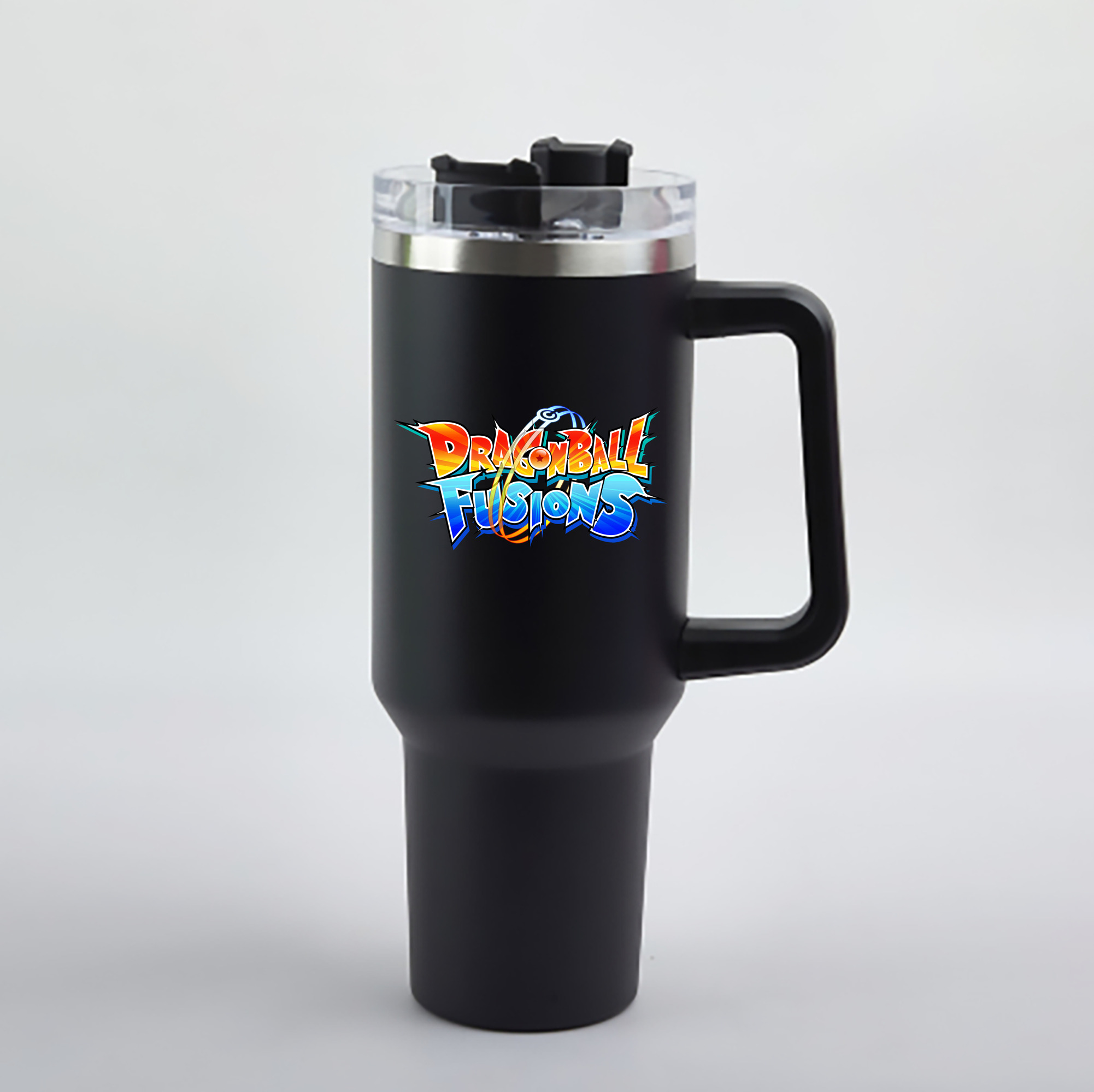 （画像用） ドラゴンボール DRAGON BALL 1200mL車用タンブラー - クリスタルステッカー（プラスチックストロー付き）