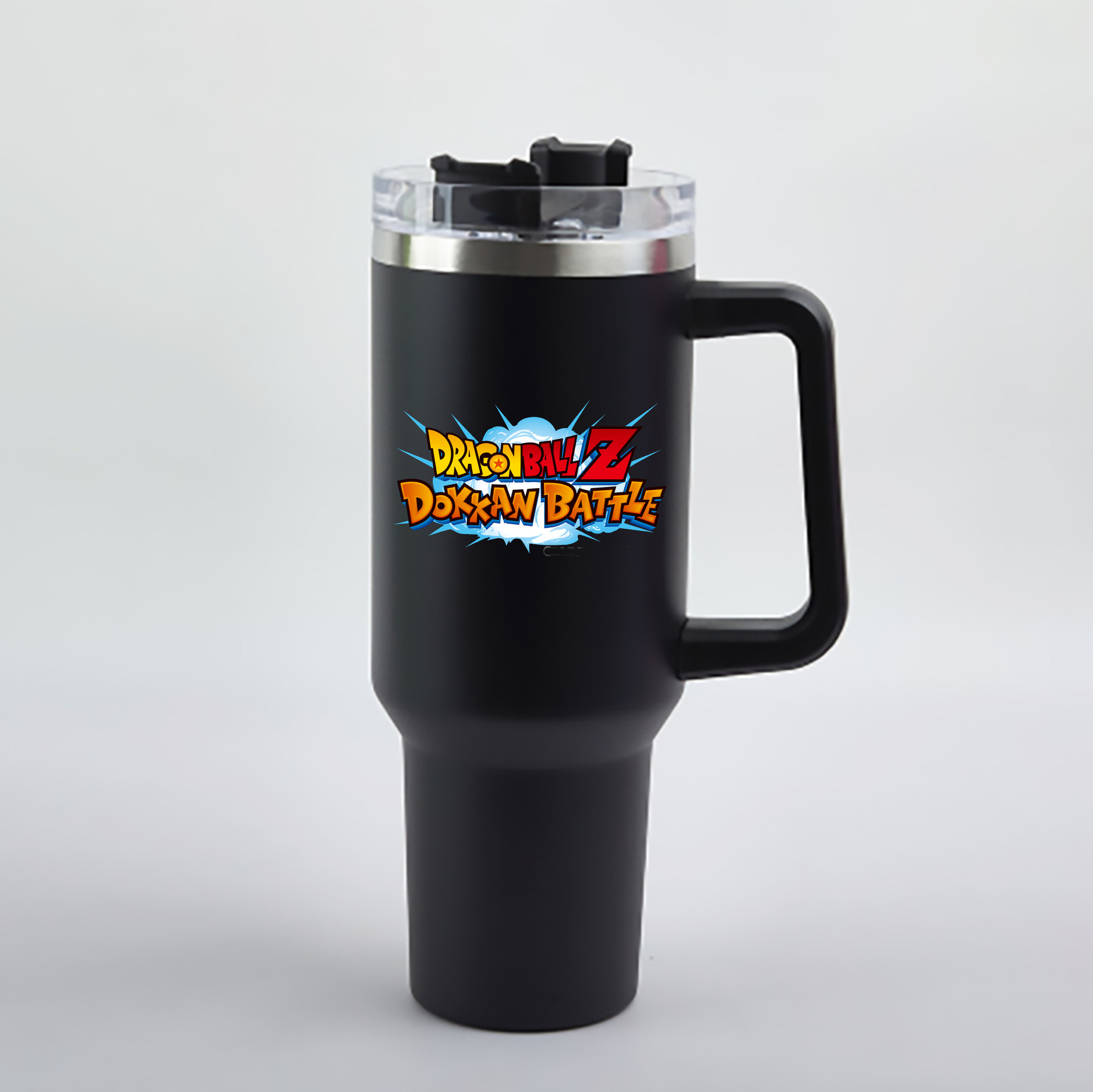 （画像用） ドラゴンボール DRAGON BALL 1200mL車用タンブラー - クリスタルステッカー（プラスチックストロー付き）