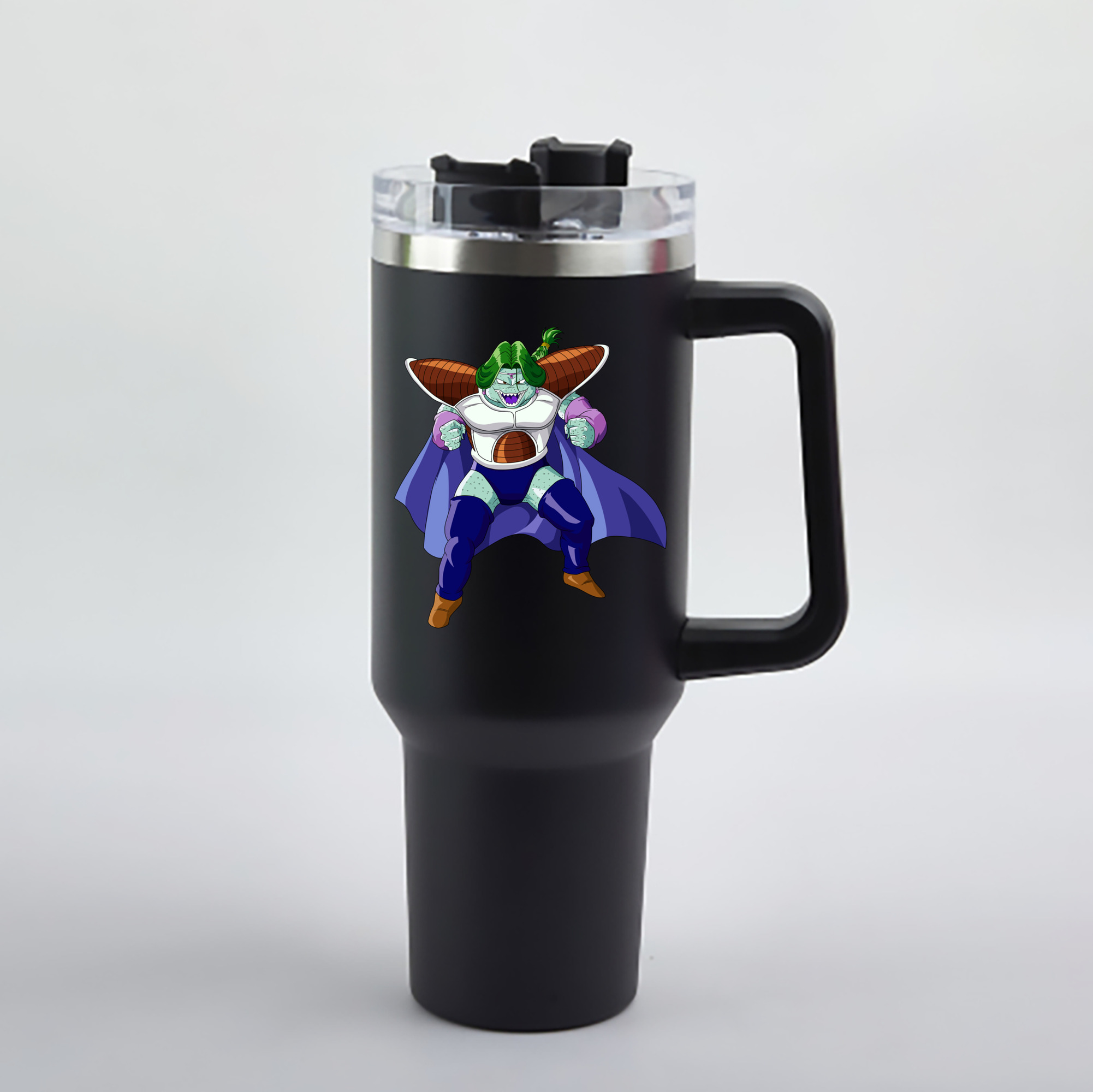 （画像用） ドラゴンボール DRAGON BALL 1200mL車用タンブラー - クリスタルステッカー（プラスチックストロー付き）