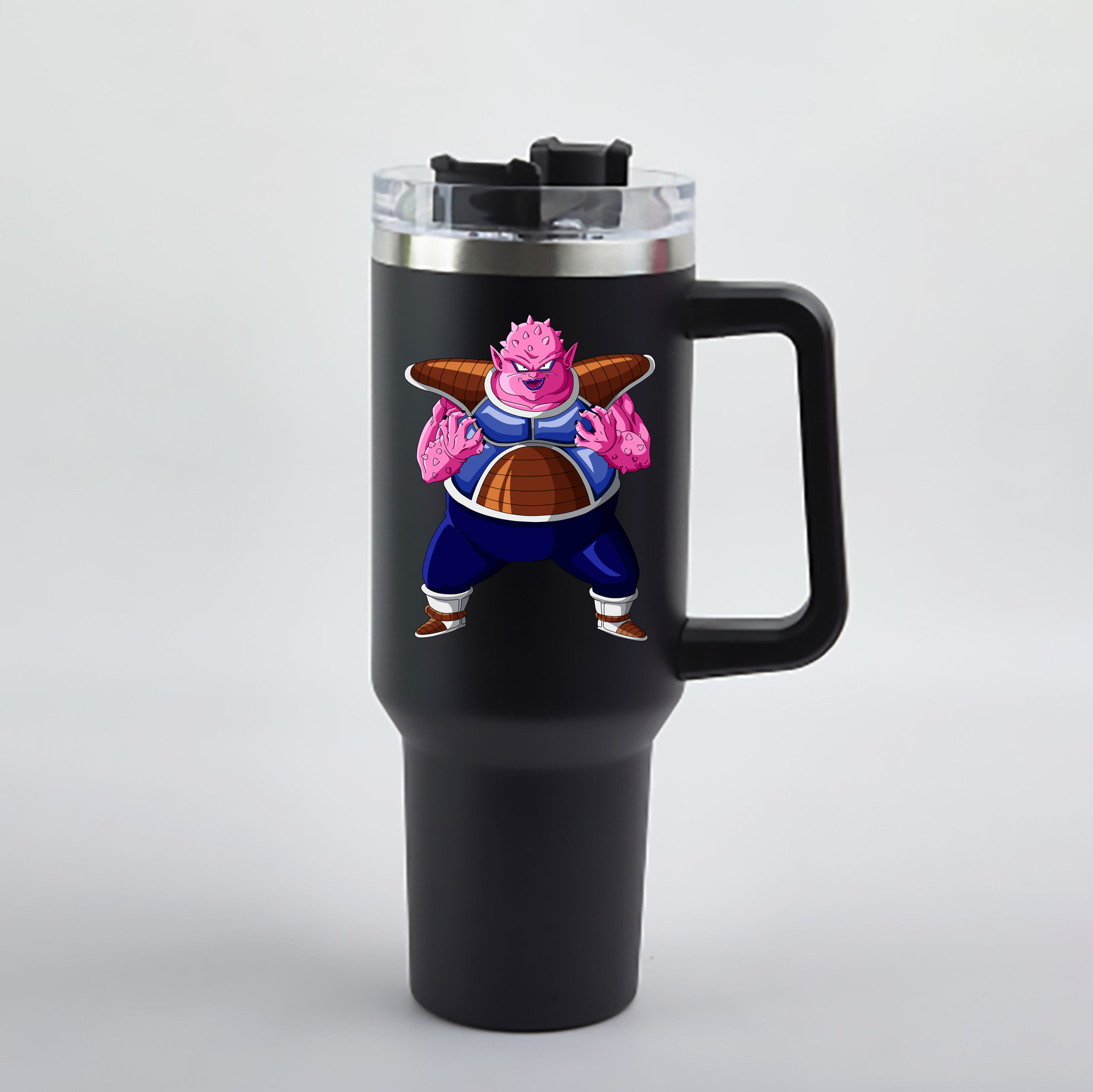 （画像用） ドラゴンボール DRAGON BALL 1200mL車用タンブラー - クリスタルステッカー（プラスチックストロー付き）