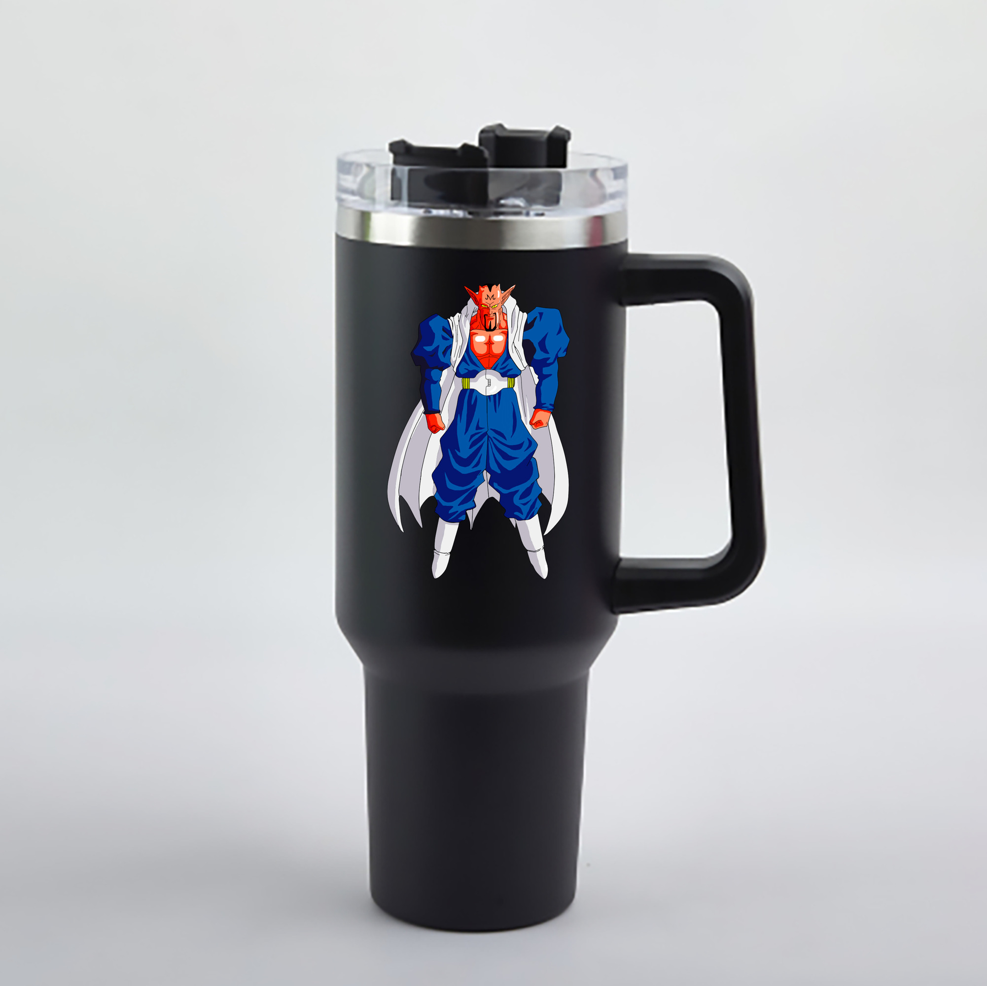 （画像用） ドラゴンボール DRAGON BALL 1200mL車用タンブラー - クリスタルステッカー（プラスチックストロー付き）