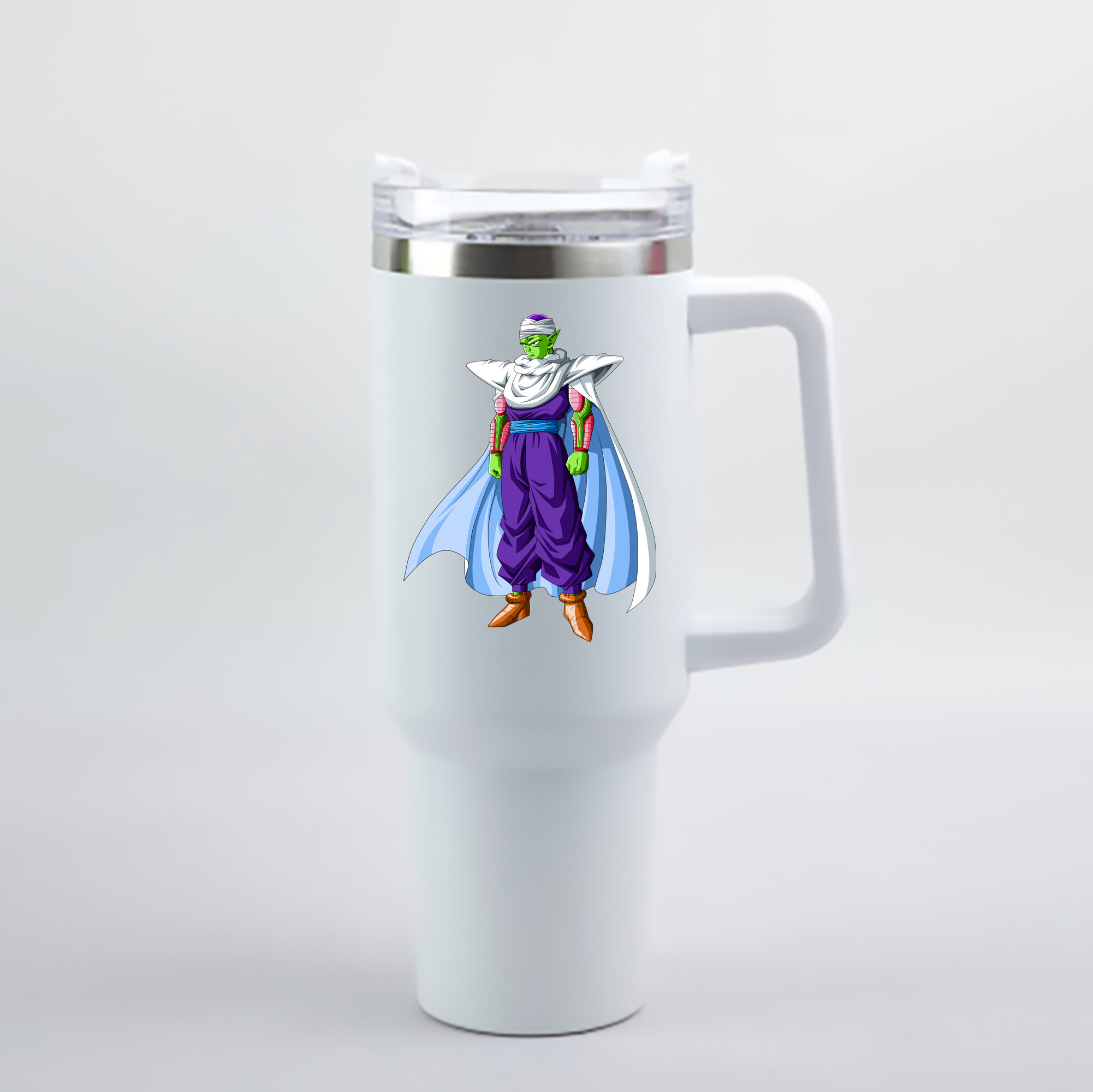 （画像用） ドラゴンボール ピッコロ DRAGON BALL Piccolo 1200mL車用タンブラー - クリスタルステッカー（プラスチックストロー付き）