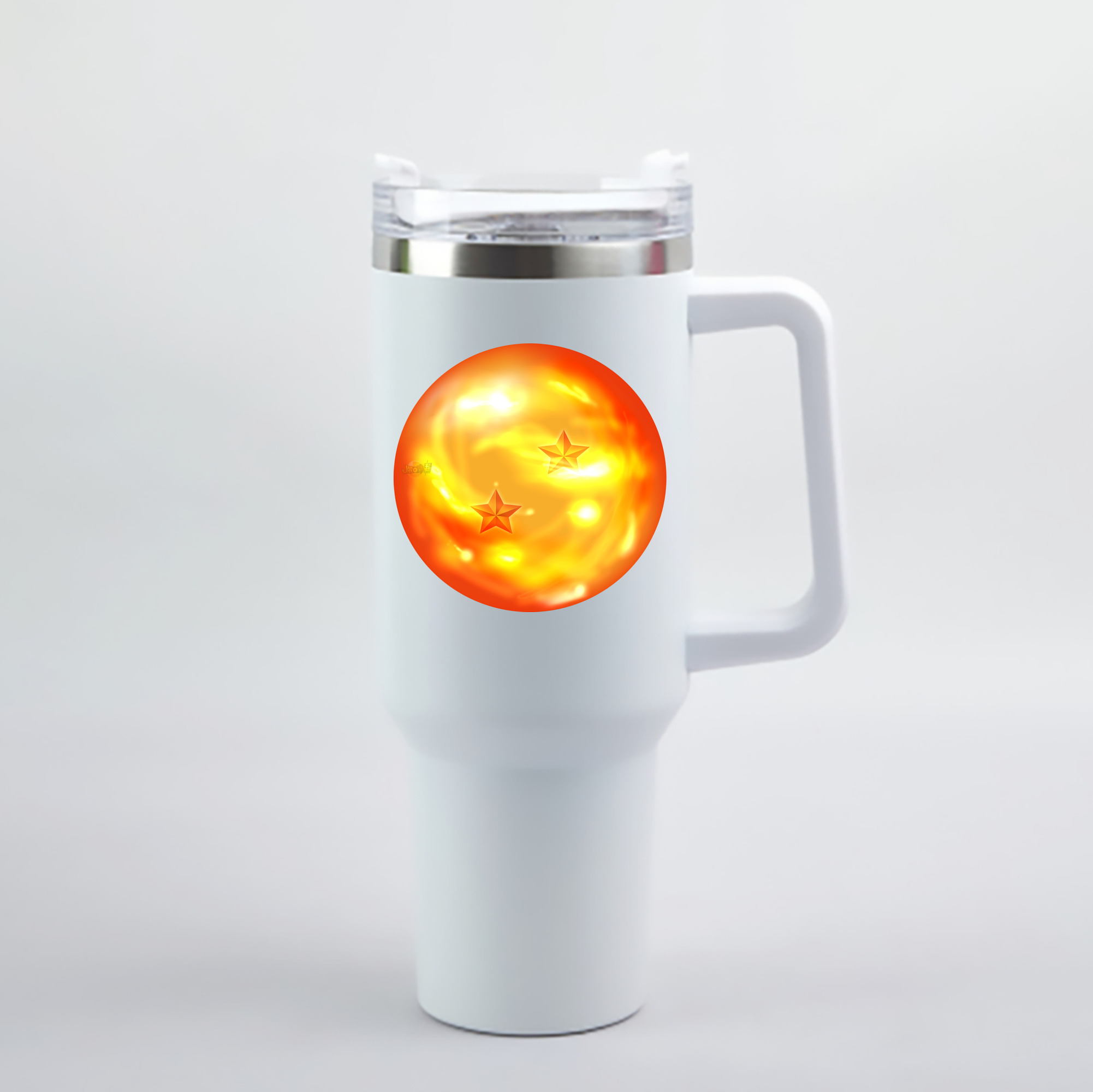 （画像用） ドラゴンボール DRAGON BALL 1200mL車用タンブラー - クリスタルステッカー（プラスチックストロー付き）