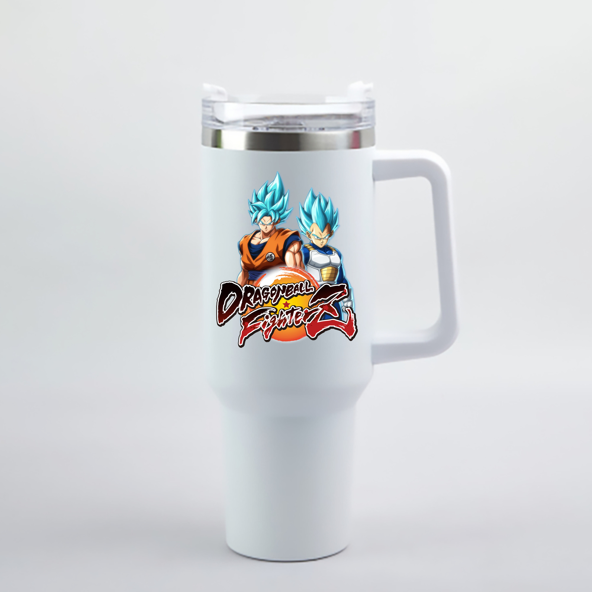 （画像用） ドラゴンボール DRAGON BALL 1200mL車用タンブラー - クリスタルステッカー（プラスチックストロー付き）