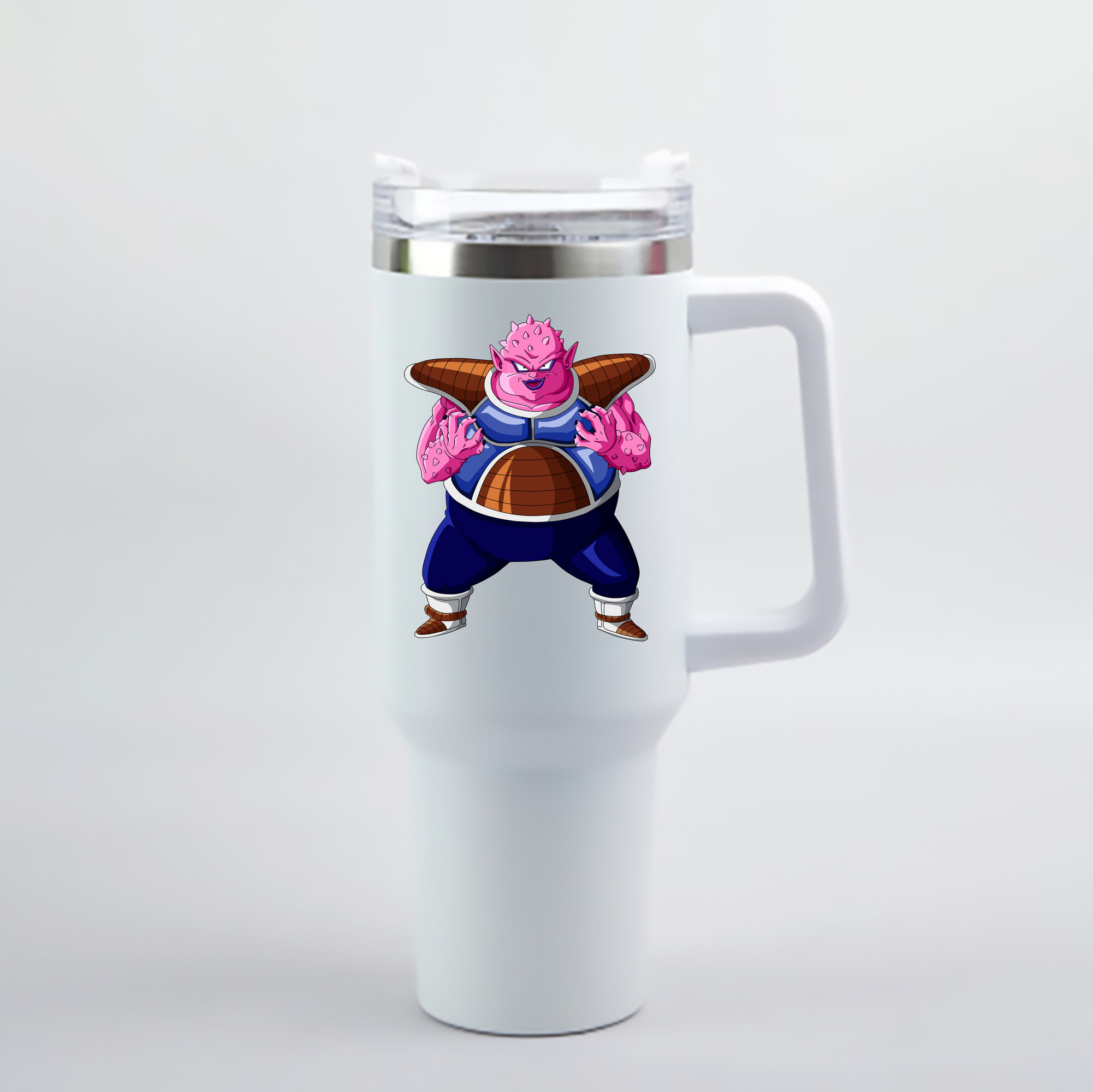（画像用） ドラゴンボール DRAGON BALL 1200mL車用タンブラー - クリスタルステッカー（プラスチックストロー付き）