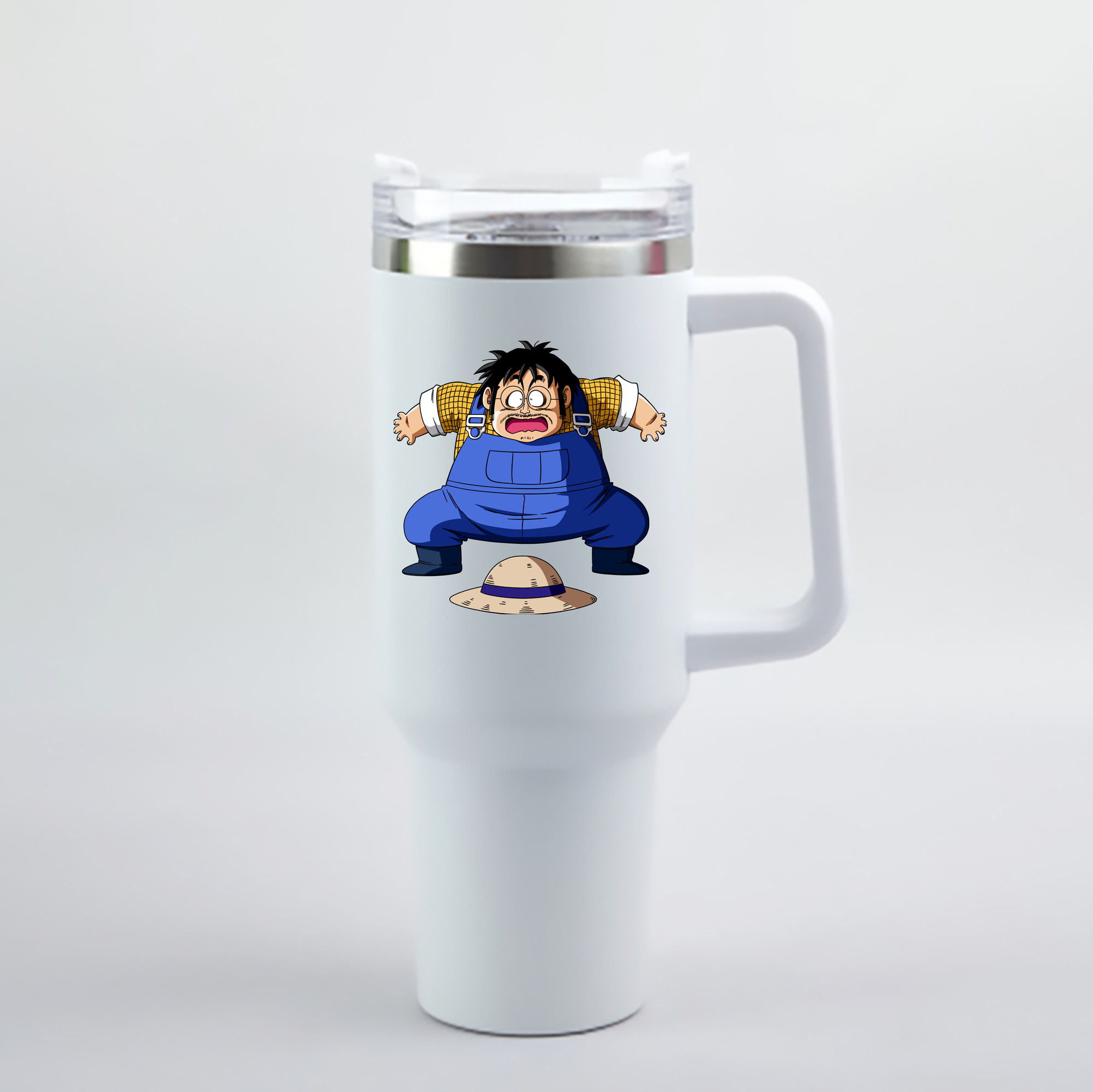 （画像用） ドラゴンボール DRAGON BALL 1200mL車用タンブラー - クリスタルステッカー（プラスチックストロー付き）