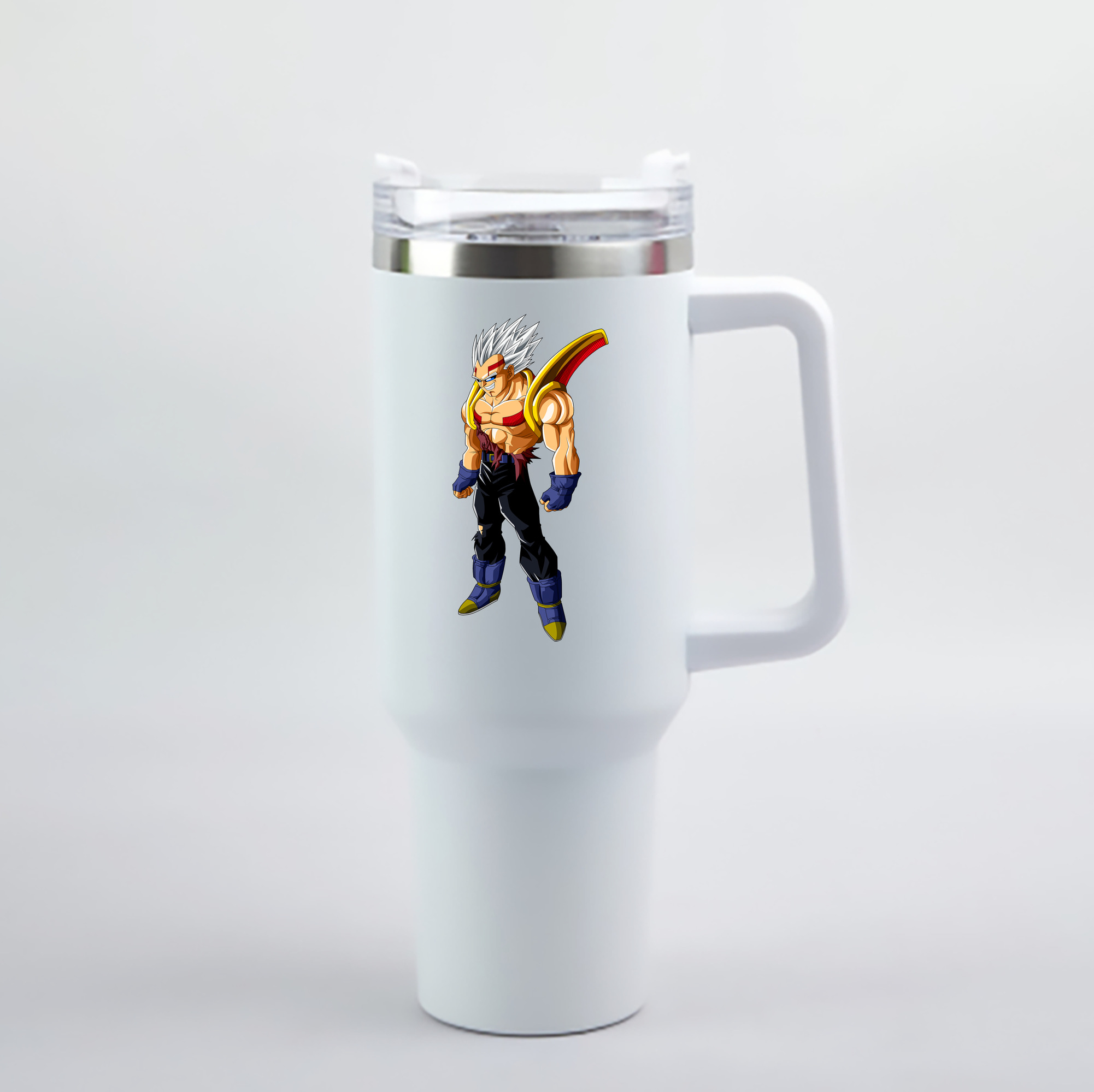 （画像用） ドラゴンボール DRAGON BALL 1200mL車用タンブラー - クリスタルステッカー（プラスチックストロー付き）