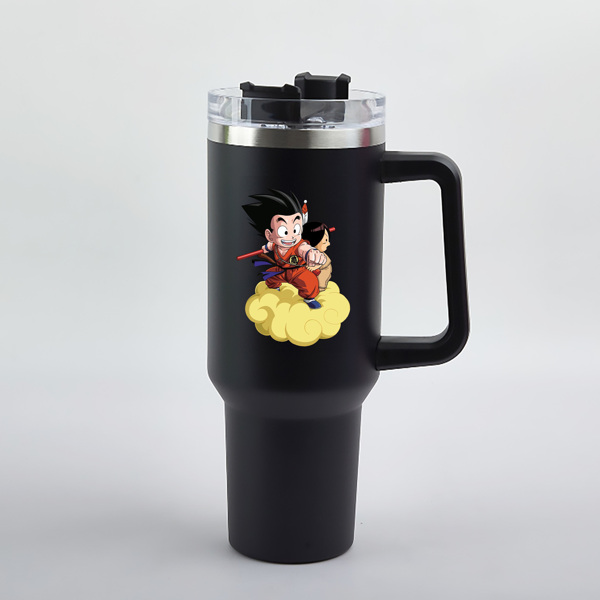 （画像用） ドラゴンボール 孫悟空（そん ごくう）Son Goku カカロット DRAGON BALL Kakarotto 1200mL車用タンブラー（カラープリント）