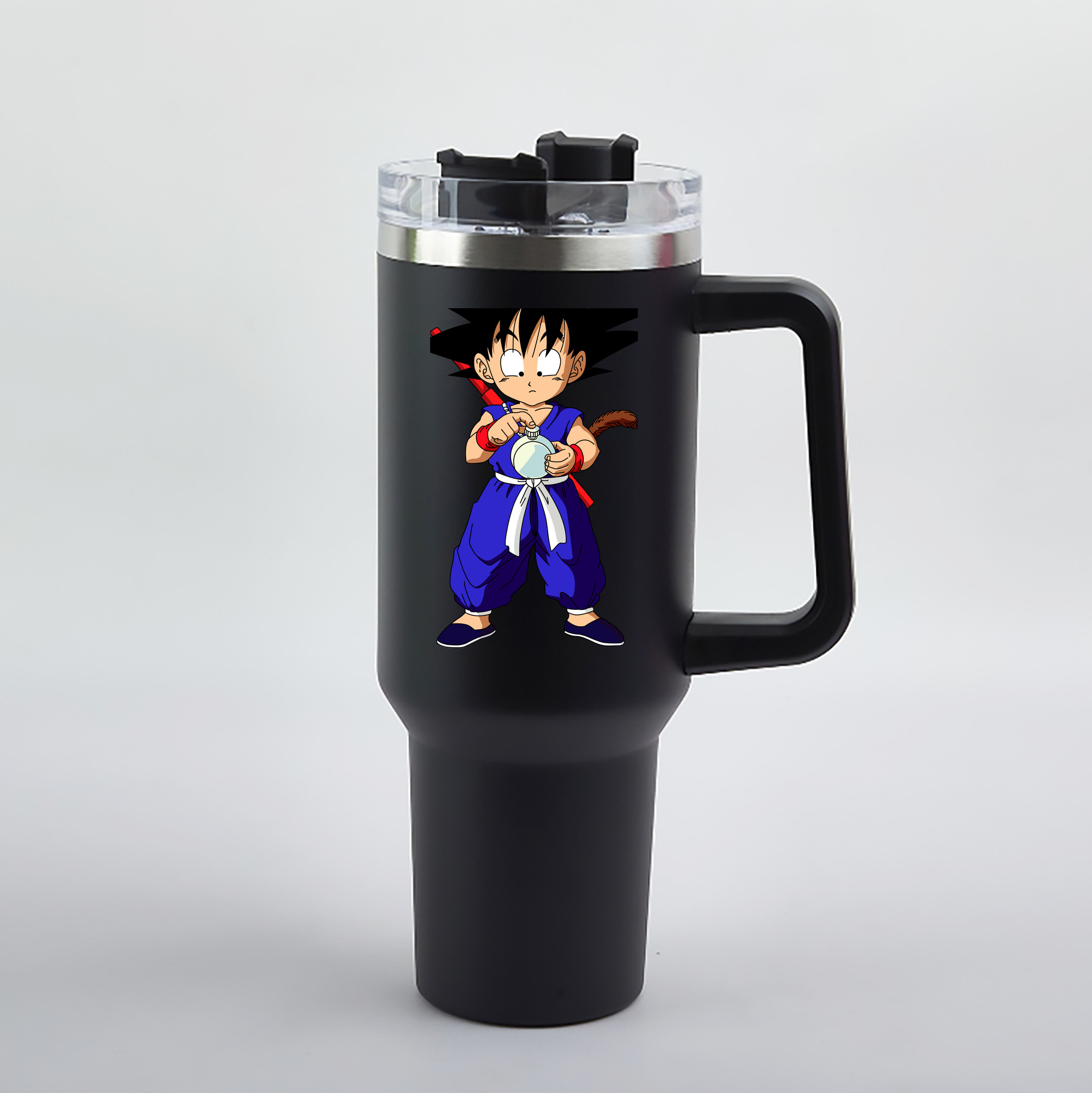（画像用） ドラゴンボール 孫悟空（そん ごくう）Son Goku カカロット DRAGON BALL Kakarotto 1200mL車用タンブラー（カラープリント）