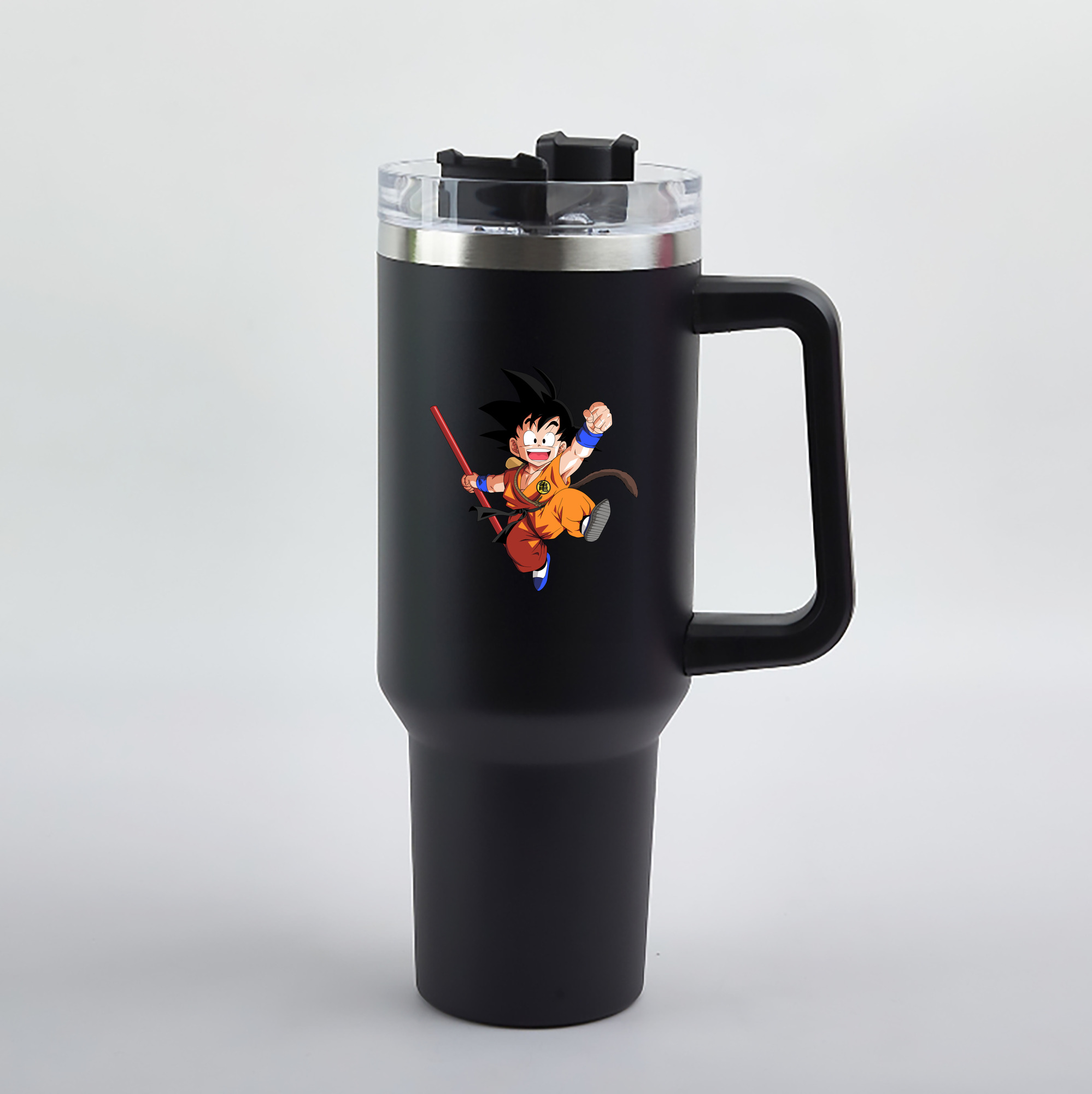 （画像用） ドラゴンボール 孫悟空（そん ごくう）Son Goku カカロット DRAGON BALL Kakarotto 1200mL車用タンブラー（カラープリント）