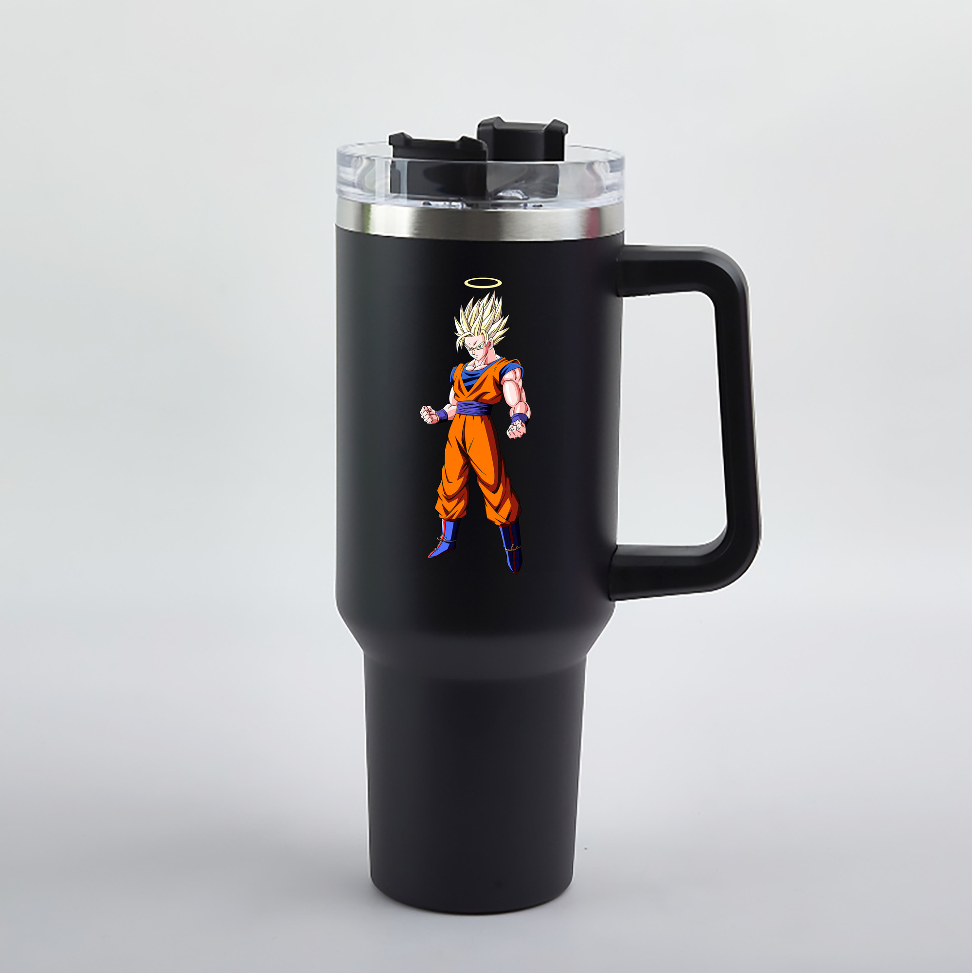 （画像用） ドラゴンボール 孫悟空（そん ごくう）Son Goku カカロット DRAGON BALL Kakarotto 1200mL車用タンブラー（カラープリント）