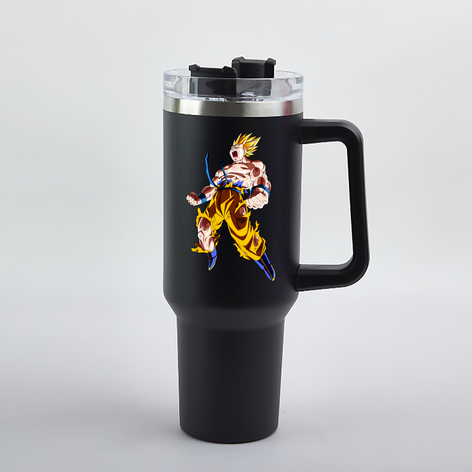 （画像用） ドラゴンボール 孫悟空（そん ごくう）Son Goku カカロット DRAGON BALL Kakarotto 1200mL車用タンブラー（カラープリント）