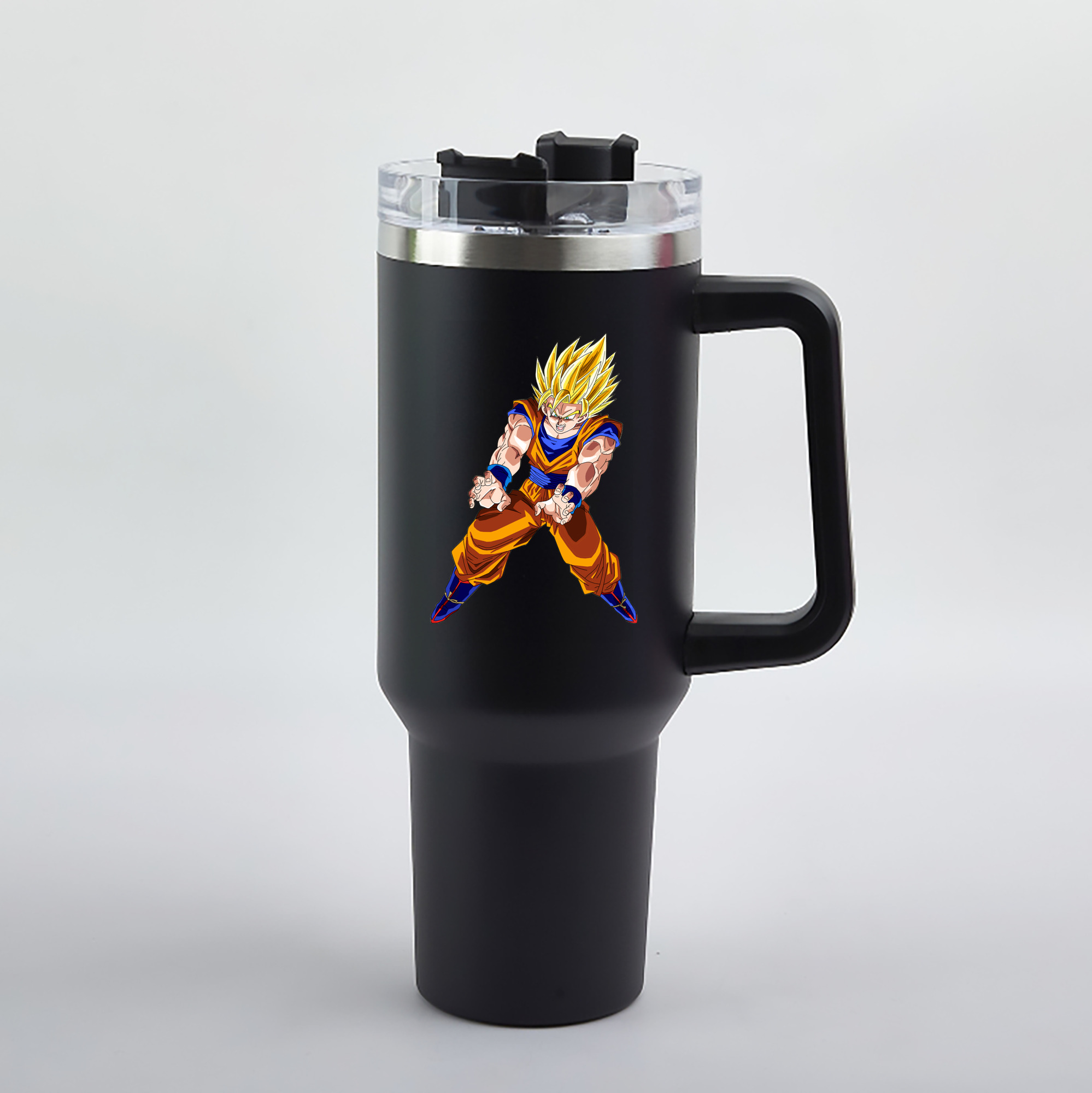 （画像用） ドラゴンボール 孫悟空（そん ごくう）Son Goku カカロット DRAGON BALL Kakarotto 1200mL車用タンブラー（カラープリント）