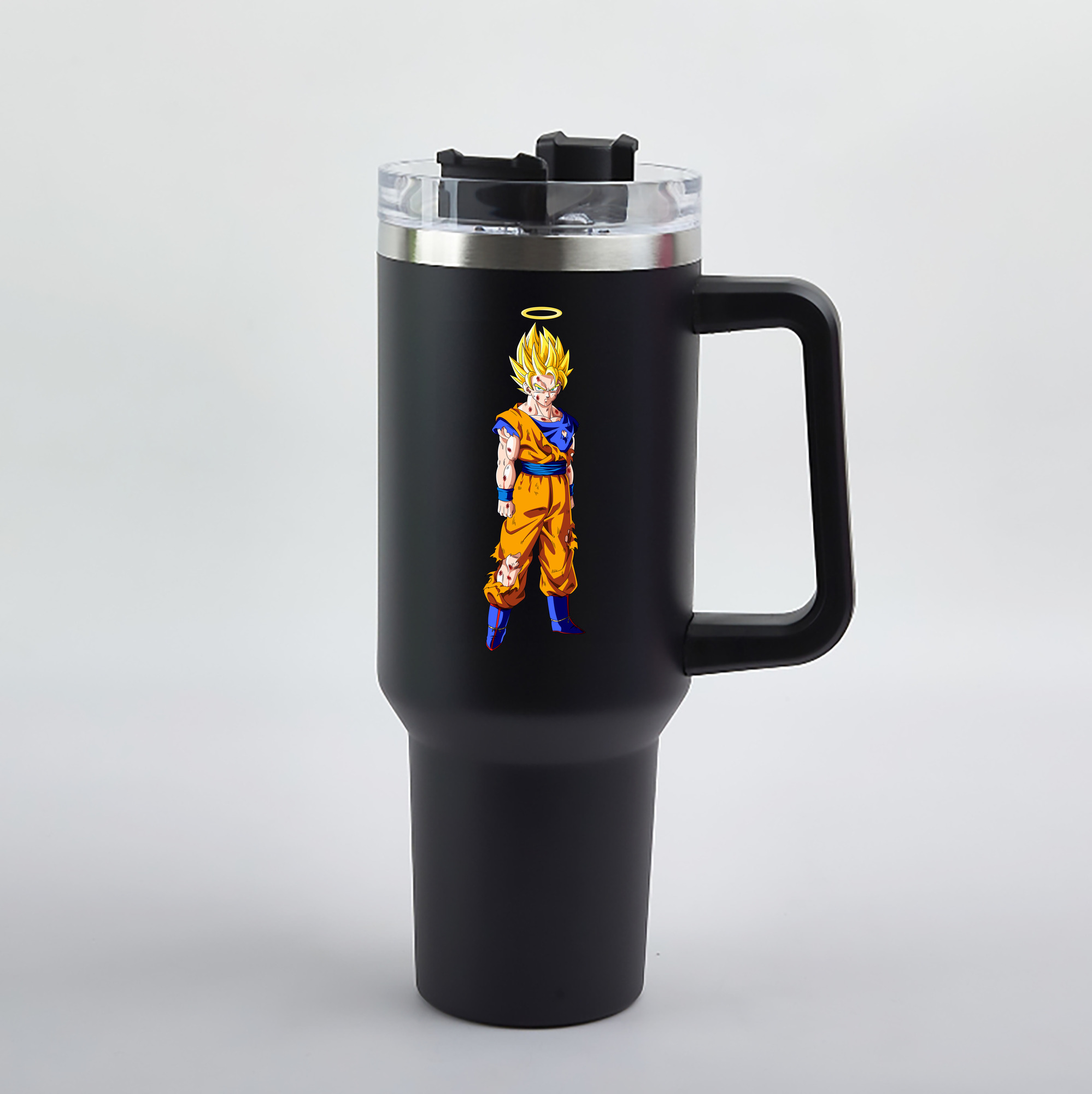 （画像用） ドラゴンボール 孫悟空（そん ごくう）Son Goku カカロット DRAGON BALL Kakarotto 1200mL車用タンブラー（カラープリント）