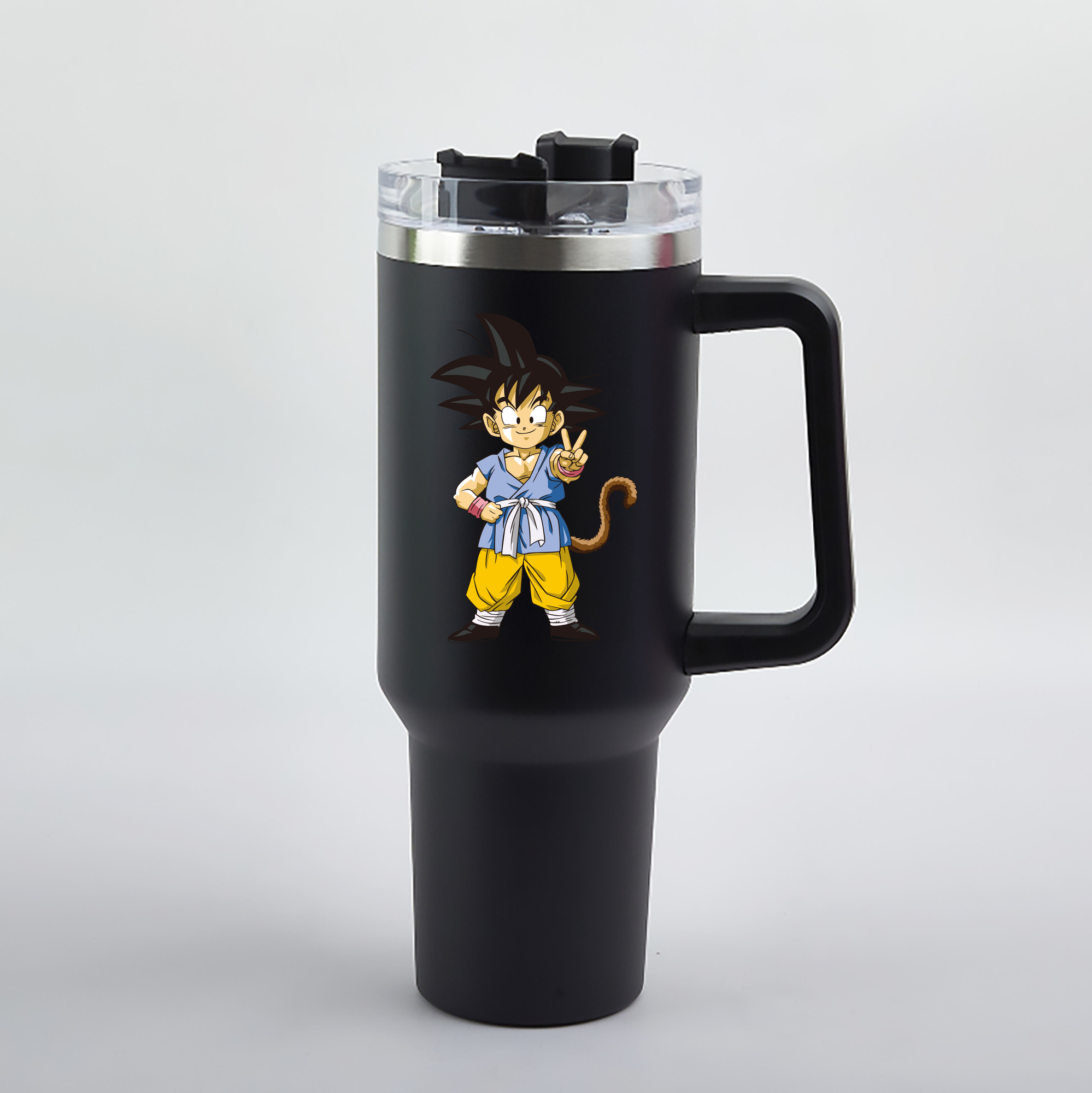 （画像用） ドラゴンボール 孫悟空（そん ごくう）Son Goku カカロット DRAGON BALL Kakarotto 1200mL車用タンブラー（カラープリント）