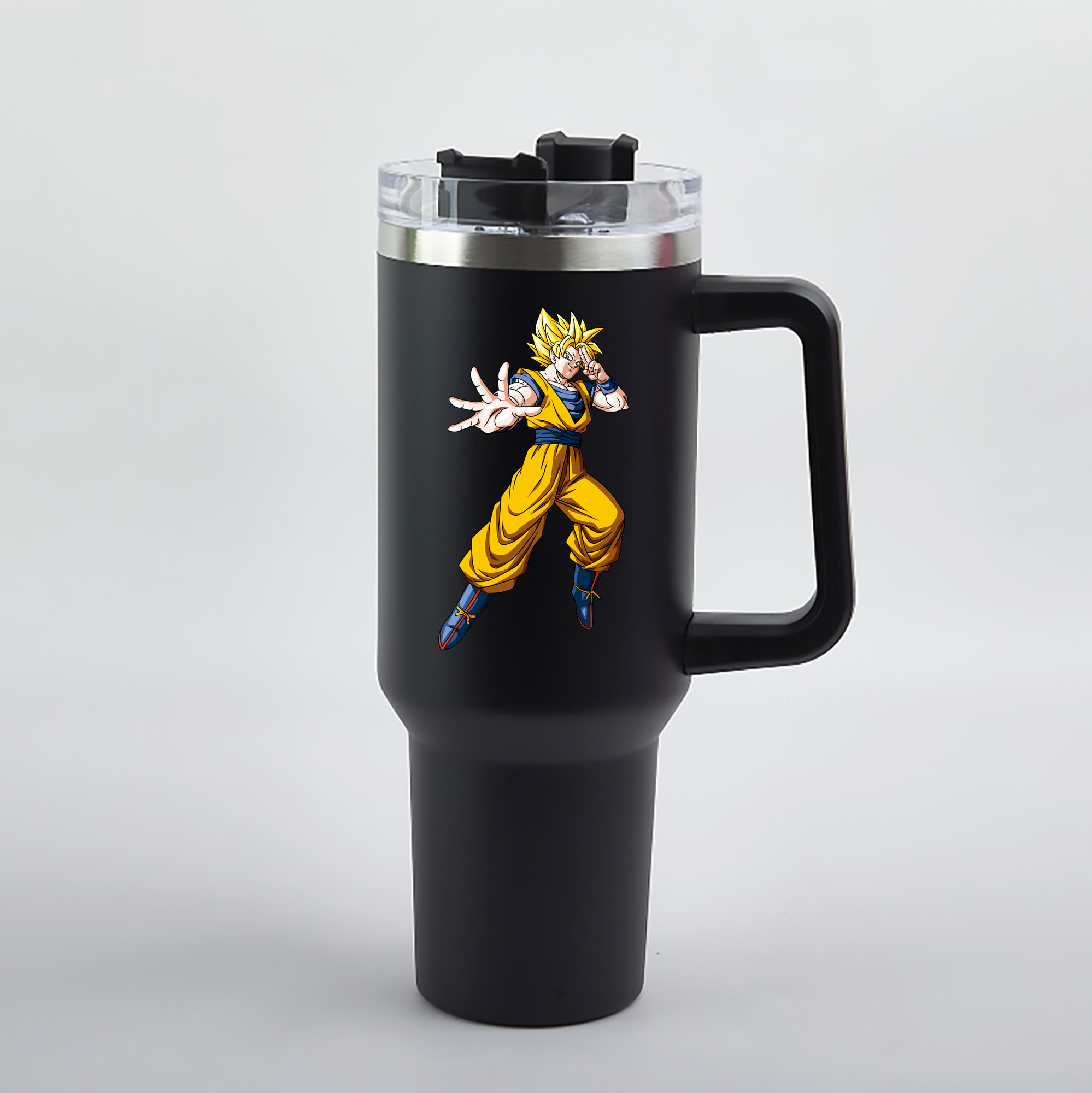 （画像用） ドラゴンボール 孫悟空（そん ごくう）Son Goku カカロット DRAGON BALL Kakarotto 1200mL車用タンブラー（カラープリント）