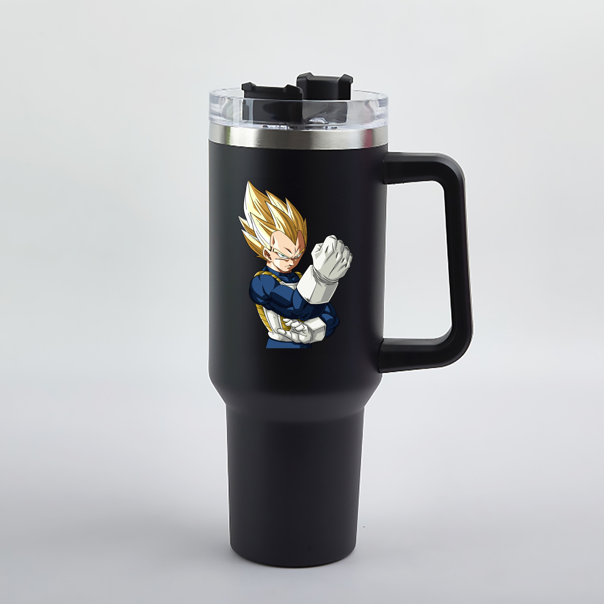 （画像用） ドラゴンボール ベジータ四世（Bejīta Yonsei）DRAGON BALL Vegeta IV 1200mL車用タンブラー（カラープリント）
