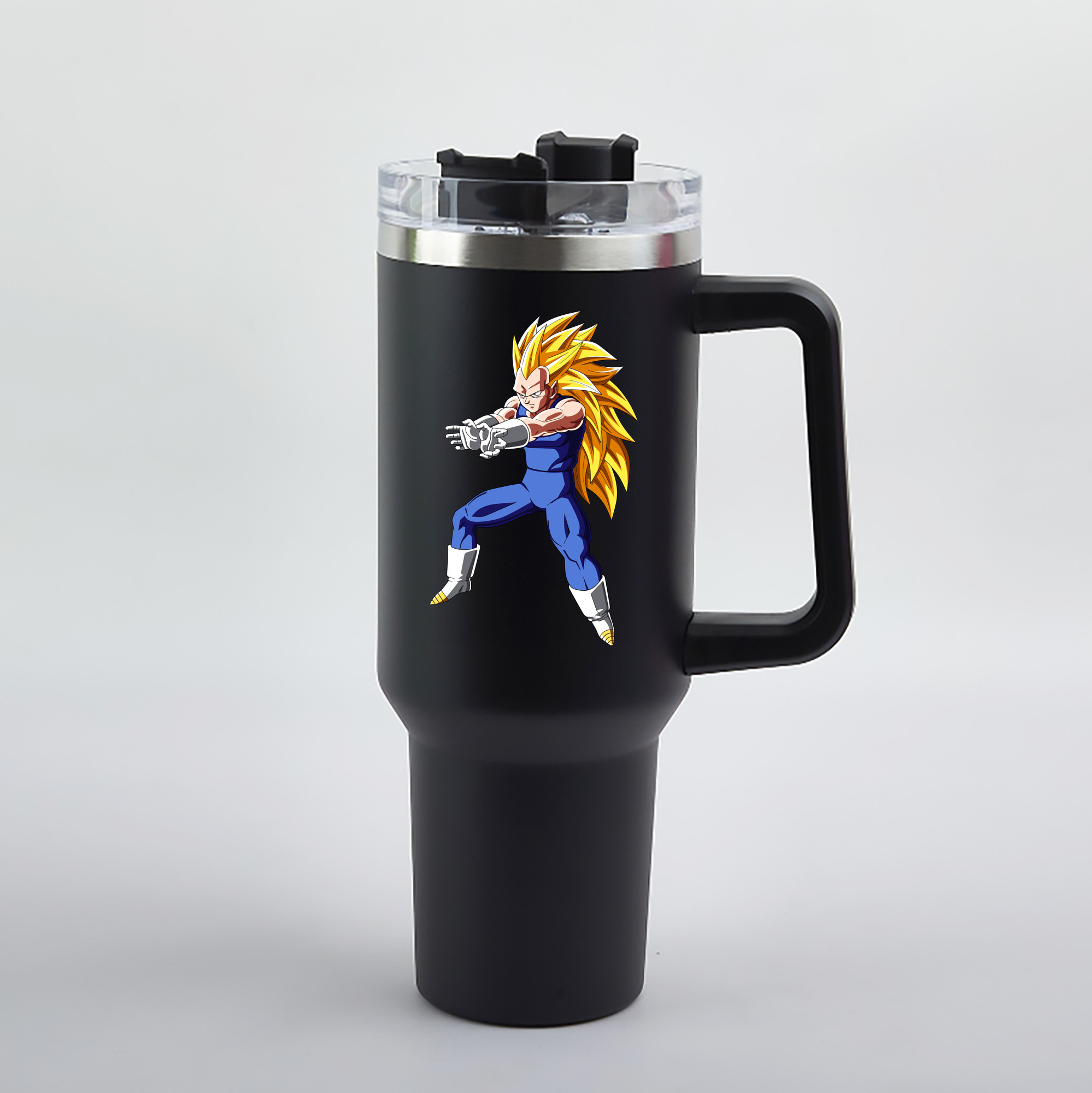 （画像用） ドラゴンボール ベジータ四世（Bejīta Yonsei）DRAGON BALL Vegeta IV 1200mL車用タンブラー（カラープリント）