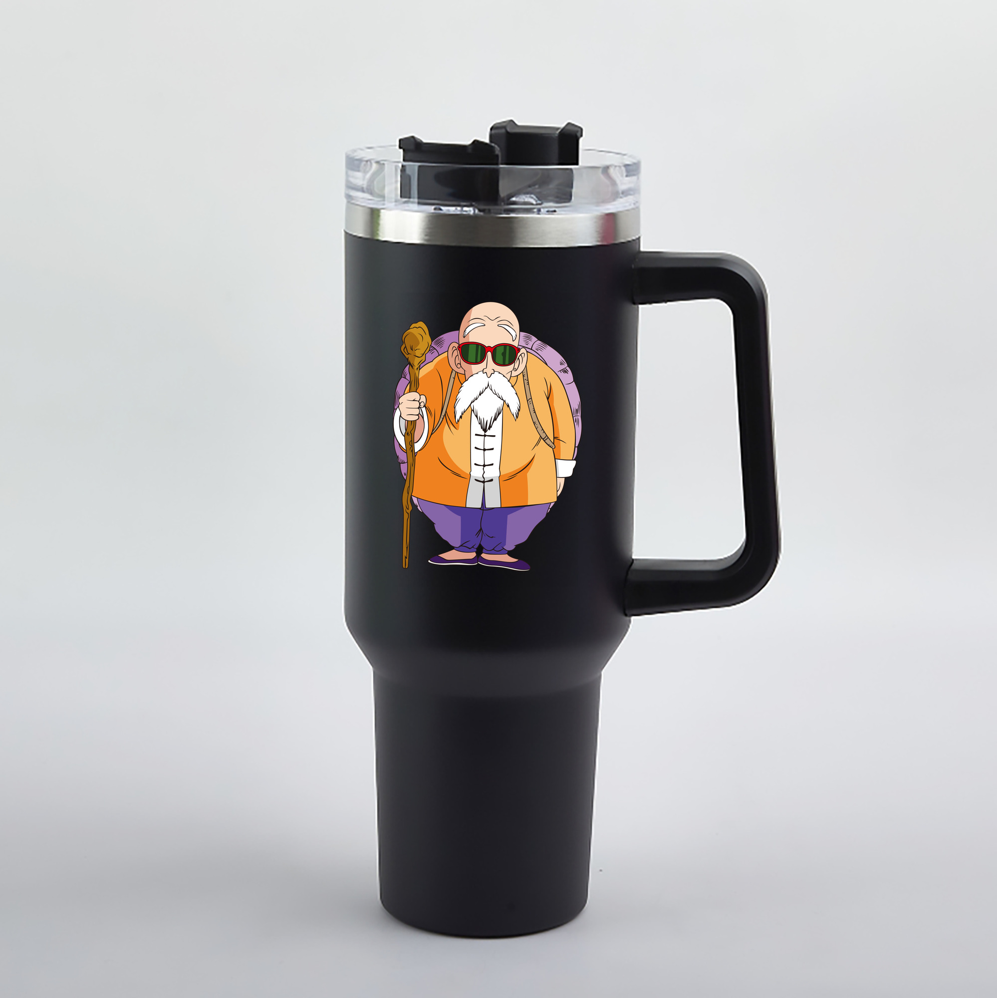 （画像用） ドラゴンボール 亀仙人（かめせんにん） DRAGON BALL Master Roshi Kame Sennin 1200mL車用タンブラー（カラープリント）