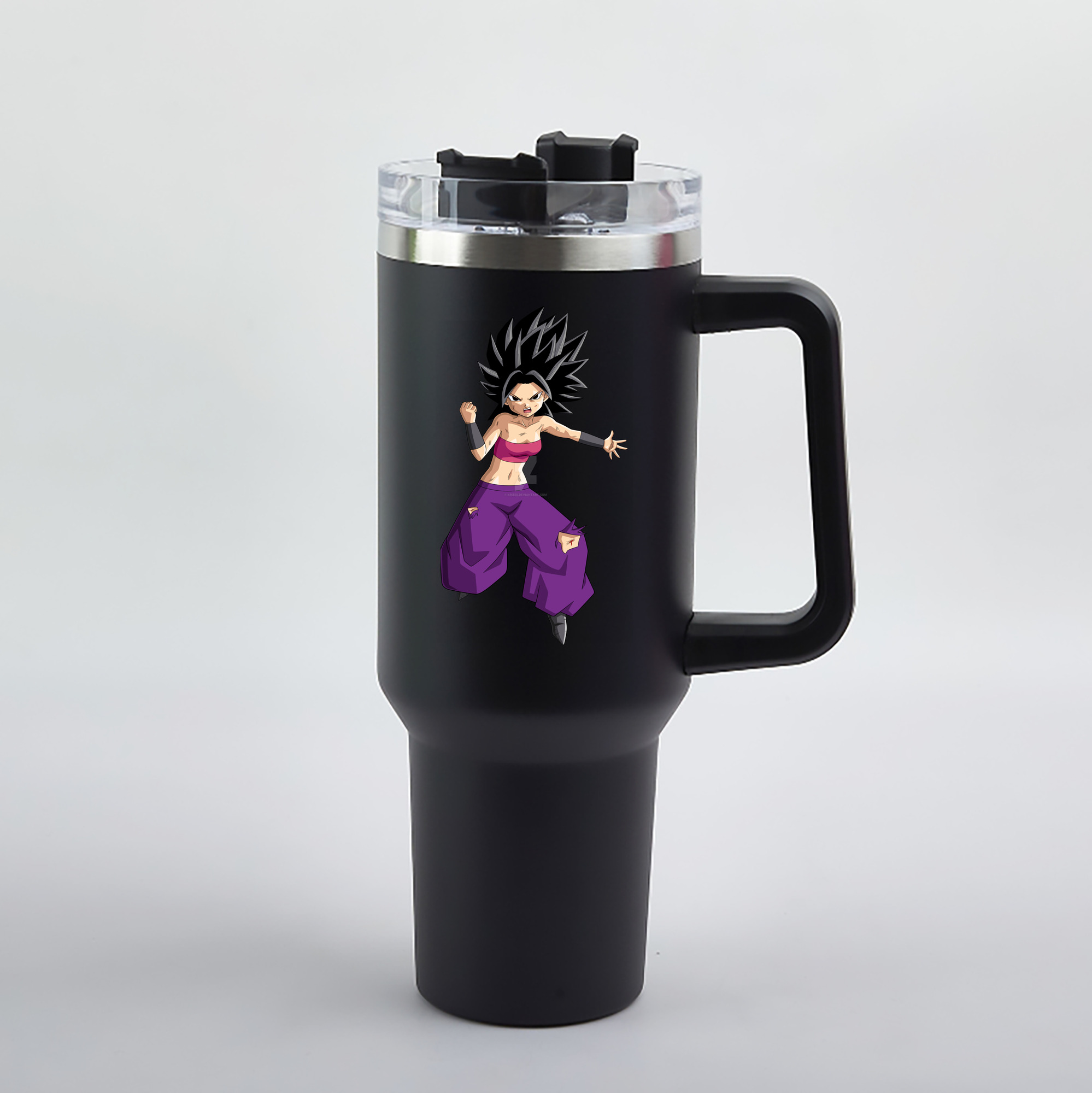 （画像用） ドラゴンボール カリフラ DRAGON BALL Caulifla 1200mL車用タンブラー（カラープリント）